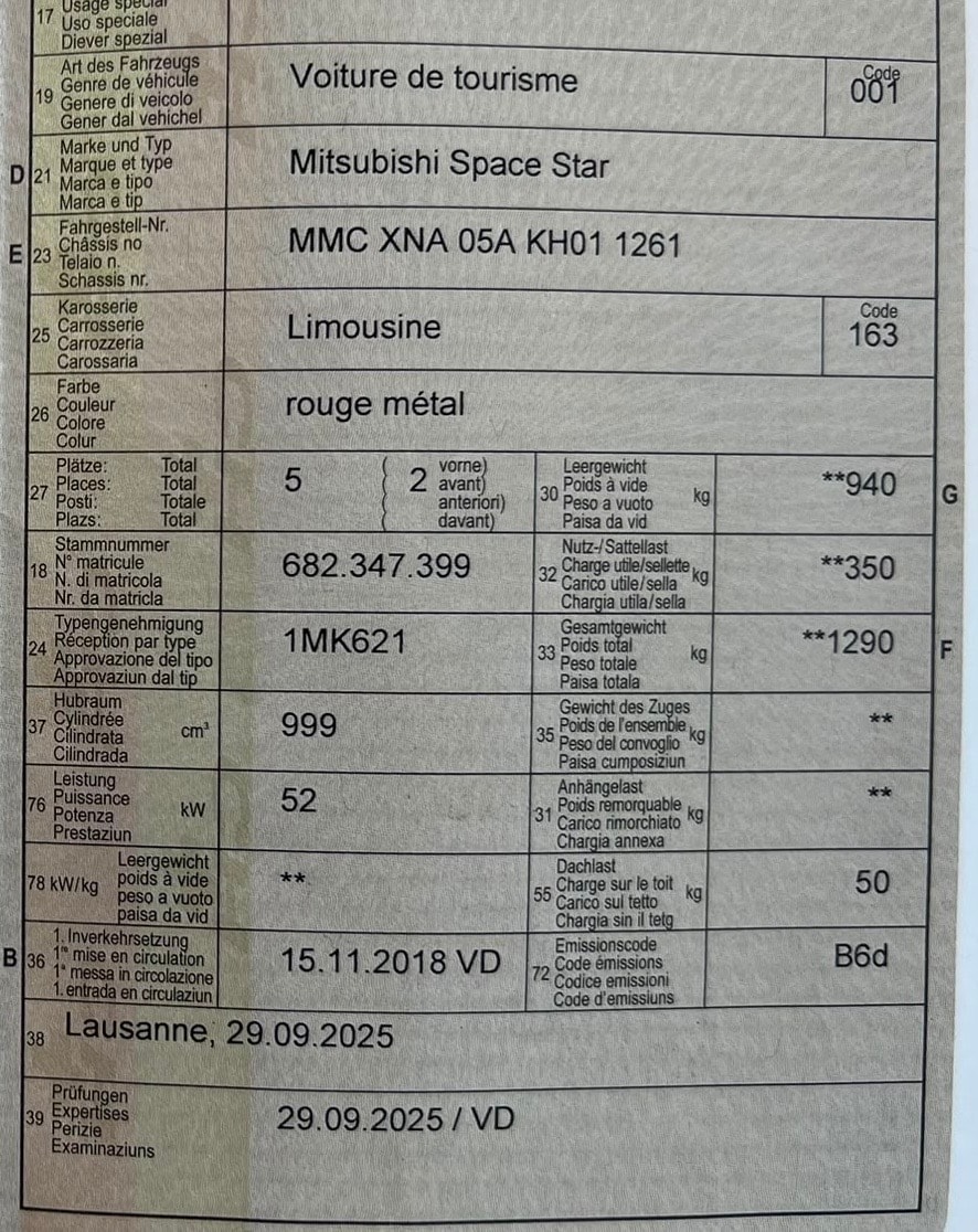 MITSUBISHI Space Star 1.0 Pure-image-14