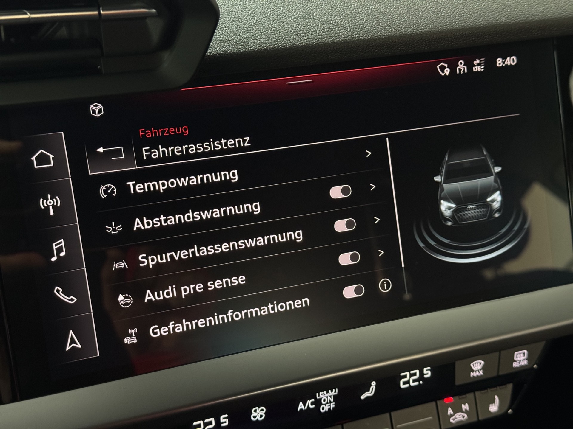 AUDI A3 Sportback 30 TFSI Business Edition S-tronic "Navi-RF.-Kamera-Leder"-image-19