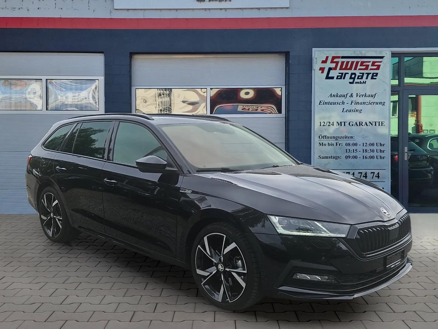SKODA Octavia Combi 2.0 TSI SportLine DSG 4x4 190PS mit AHK-Vorbereitung & Head-Up Display-image-1