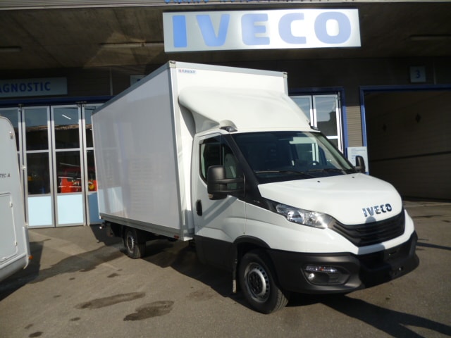 IVECO 35 S 18H Kasten mit Hebebühne verstärkte Federung hinten