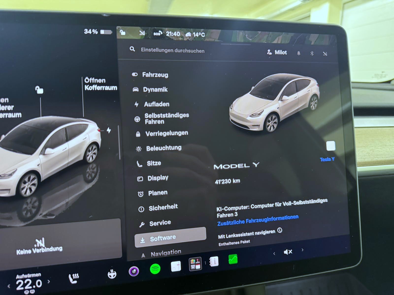 TESLA Model Y RWD / EAP / AHK / Garantie-image-15