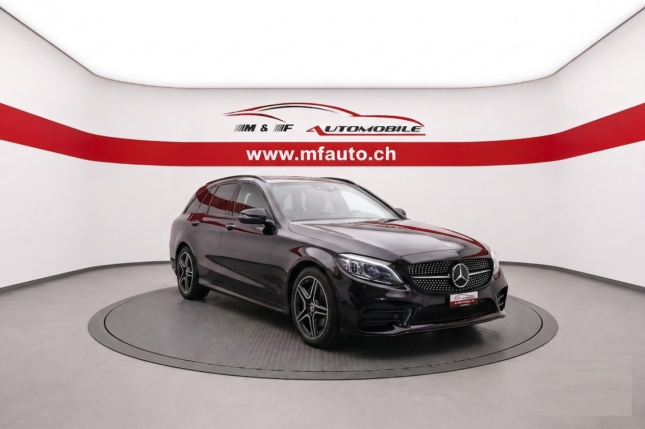 MERCEDES-BENZ C 200 AMG Line 4matic Kombi CH FAHRZEUG-image-1