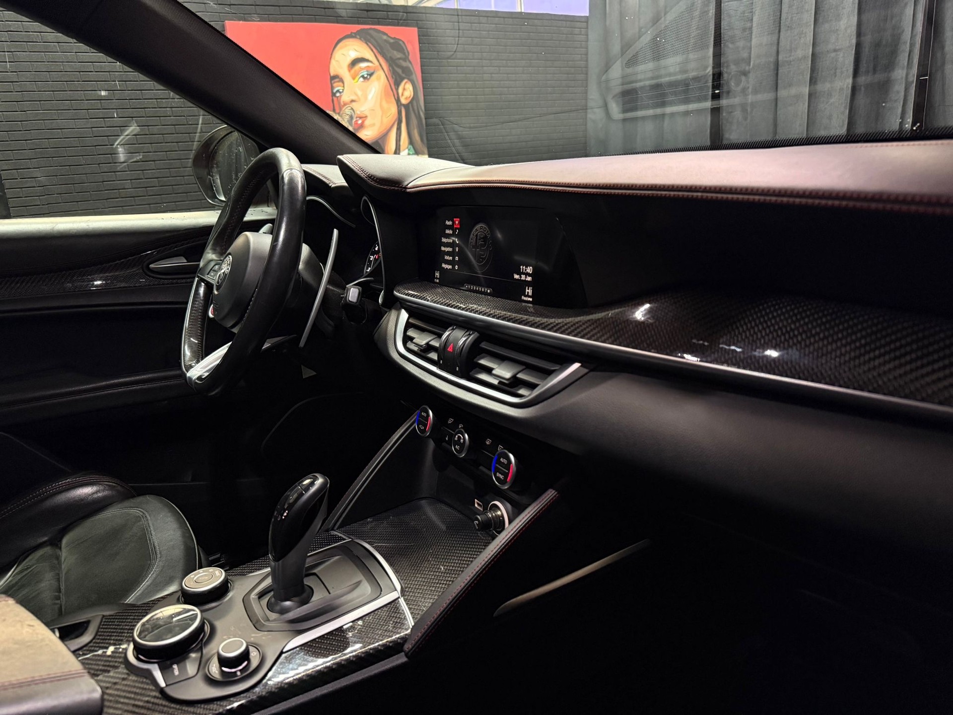 ALFA ROMEO Stelvio 2.9 V6 Quadrifoglio Q4 Automatic / Carbon / Panoramadach / Alcantara-image-12