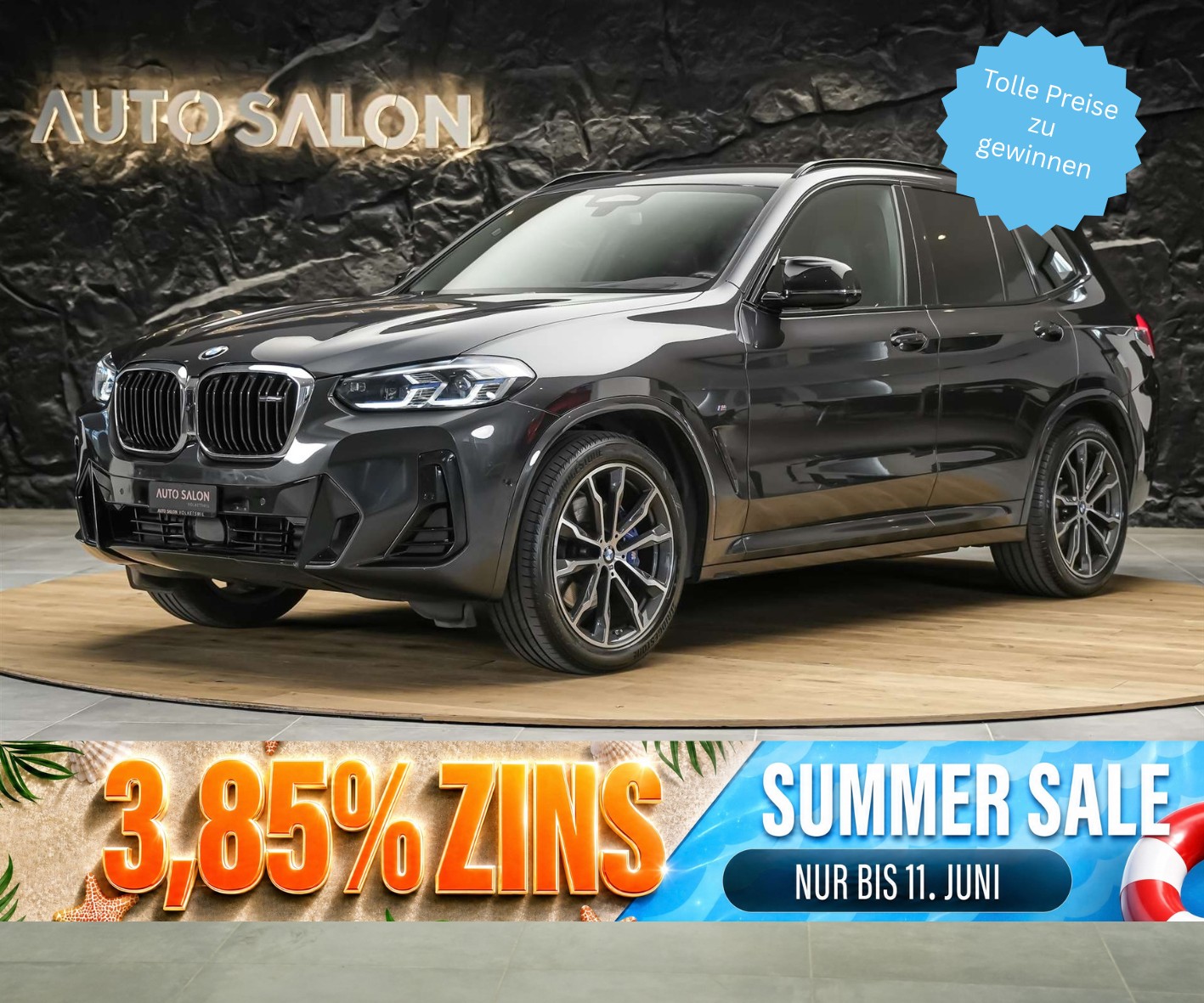 BMW X3 xDrive M40d *Driving Assistant Professional*360° Kamera*Laserlicht-image-0