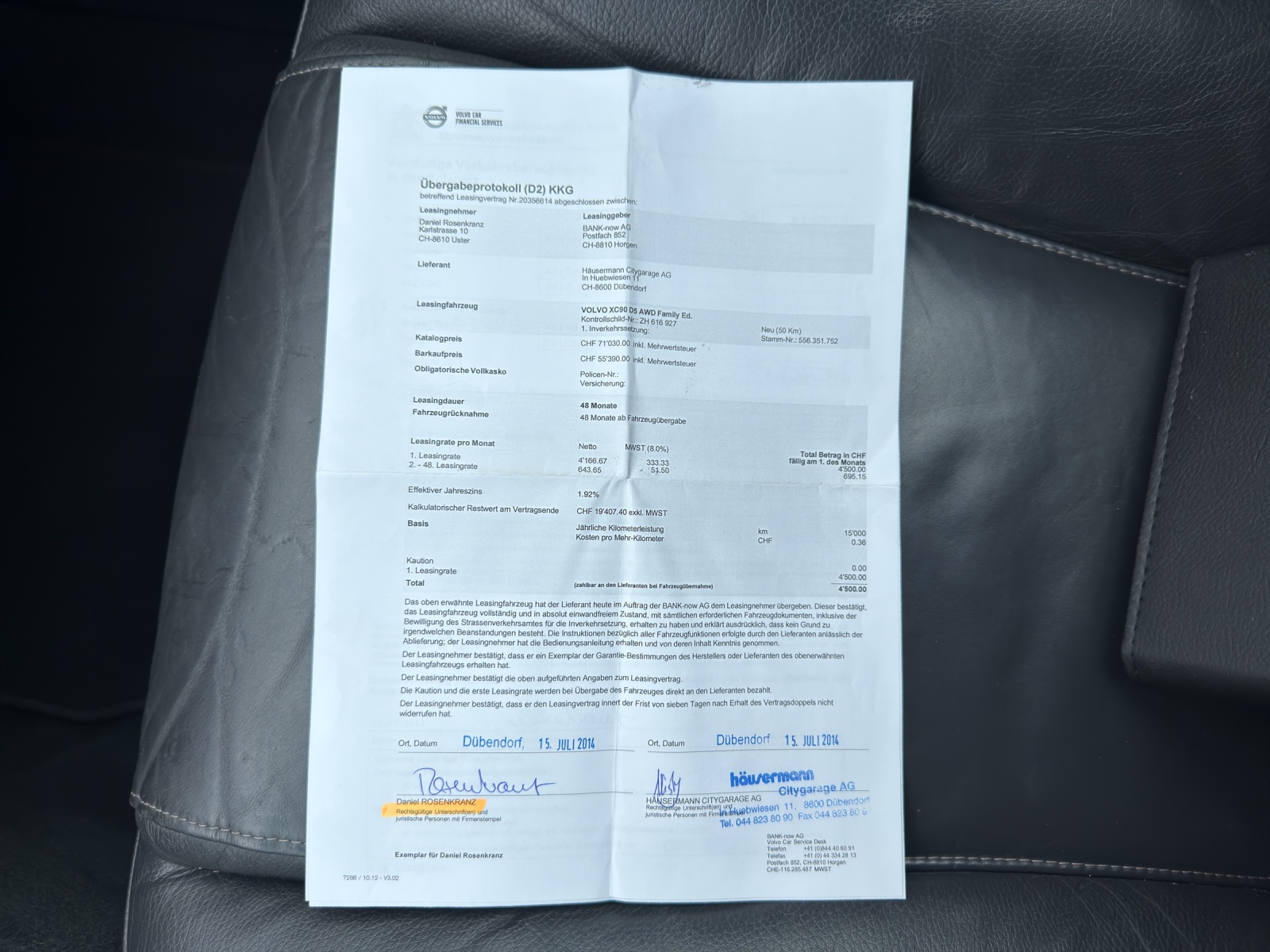 VOLVO XC90 D5 AWD Family Edition Geartronic-image-30