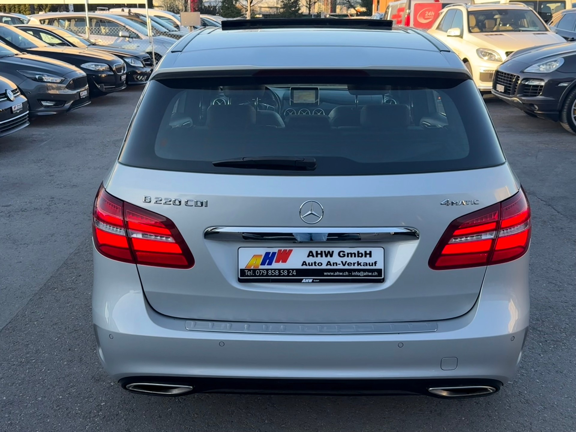 MERCEDES-BENZ B 220 CDI Swiss Star Edition AMG Line 4Matic / Frisch ab MFK / Rückfahrkamera / Panoramadach-image-4