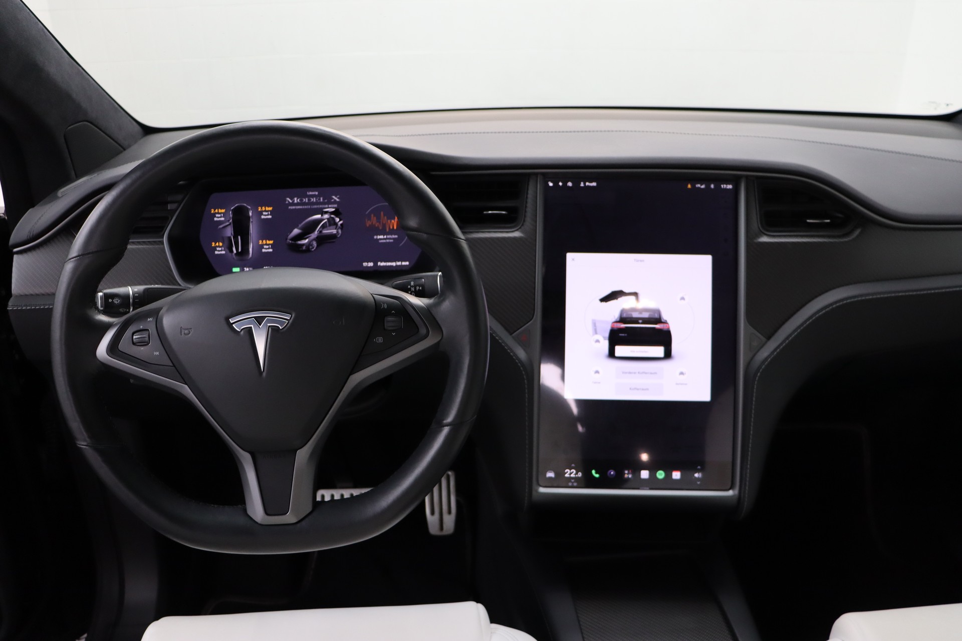 TESLA MODEL X PERFORMANCE LUDICROUS * BLACK ON WHITE * GARANTIE AUF ANTRIEB & BATTERIE * CH-AUTO * CHF 500.- IM MONAT OHNE ANZAHLUNG *-image-23