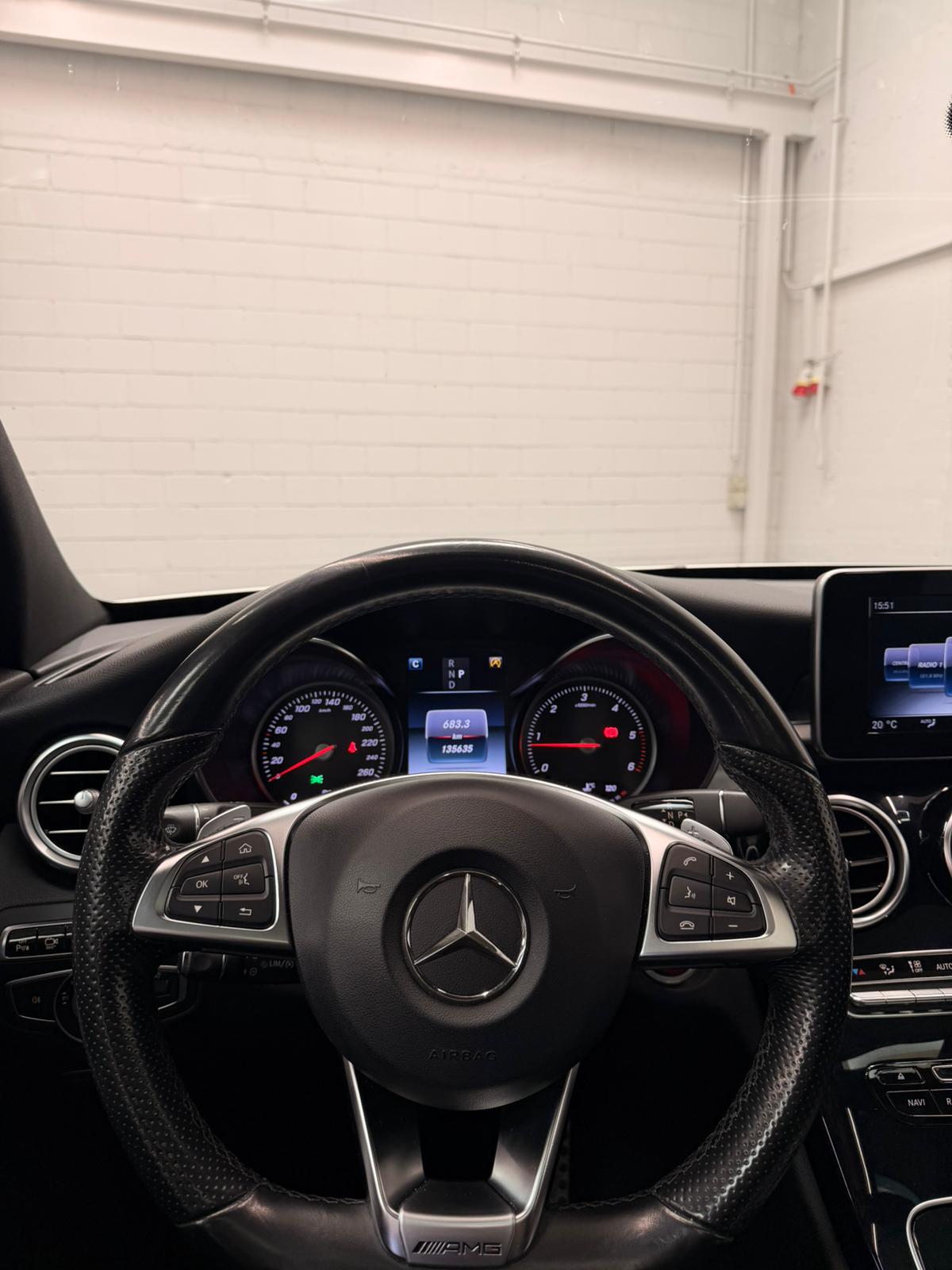 MERCEDES-BENZ C 250 AMG Line 4Matic 9G-Tronic (C63s AMG Bodykit) White Black Performance H&R Federn CH-Fahrzeug & Gratisservice-image-12