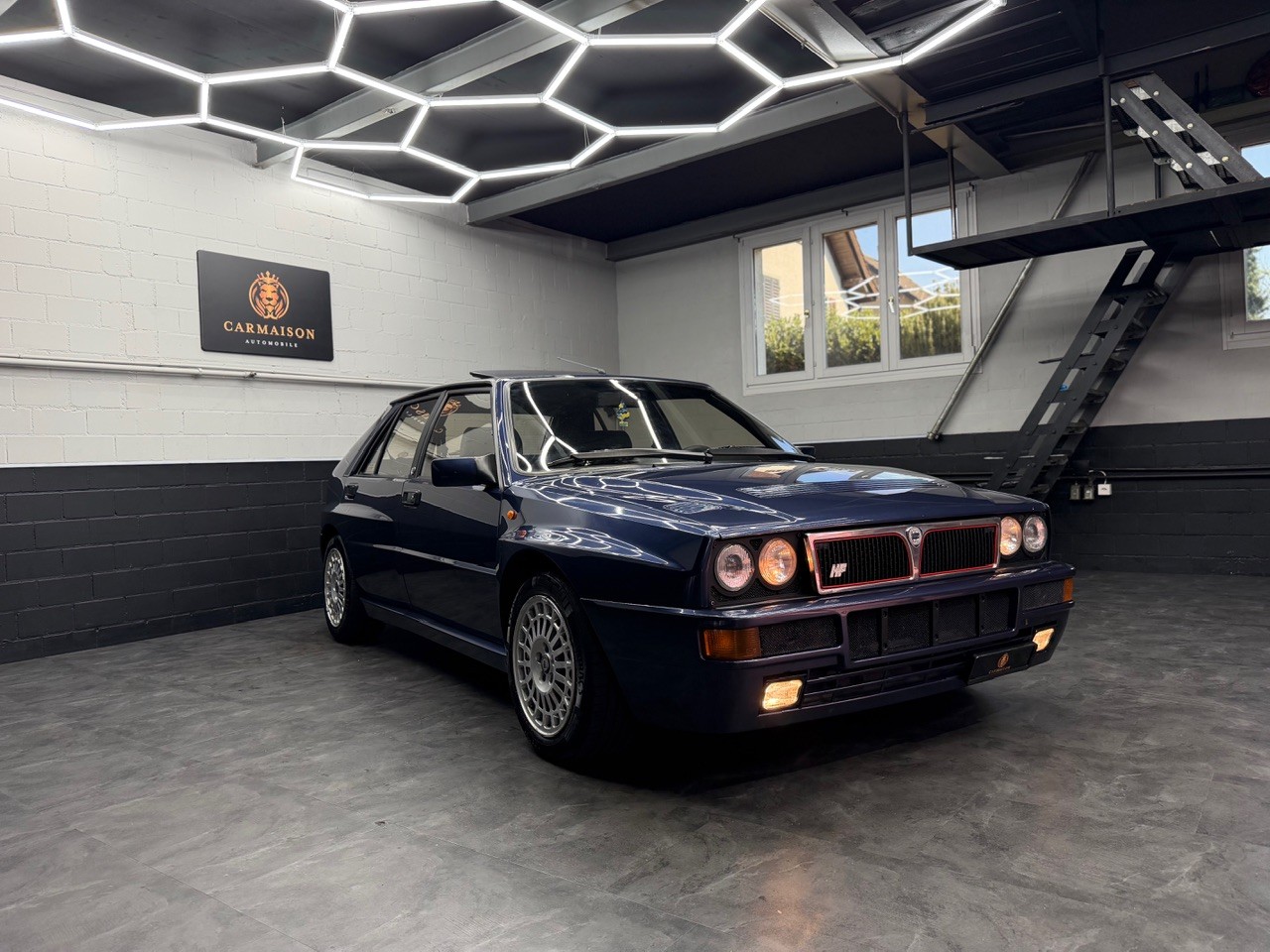LANCIA Delta HF Integrale Evo | Schiebedach | Blue Madras