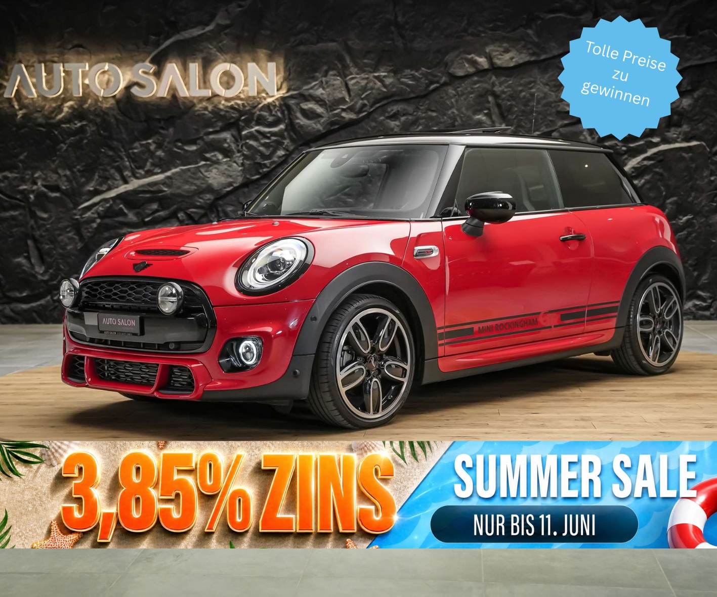 MINI Cooper S Steptronic DKG Rockingham GT 1/135 *John Cooper Works Trim*Panorama*Head-Up*