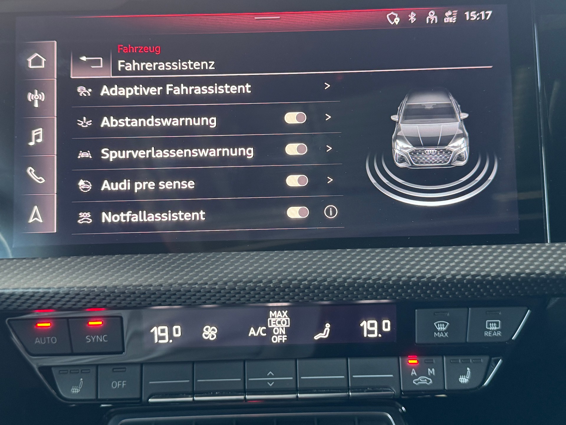 AUDI RS3 Sportback 2.5 TSI quattro S-tronic*Panoramadach*Head Up Display*-image-15