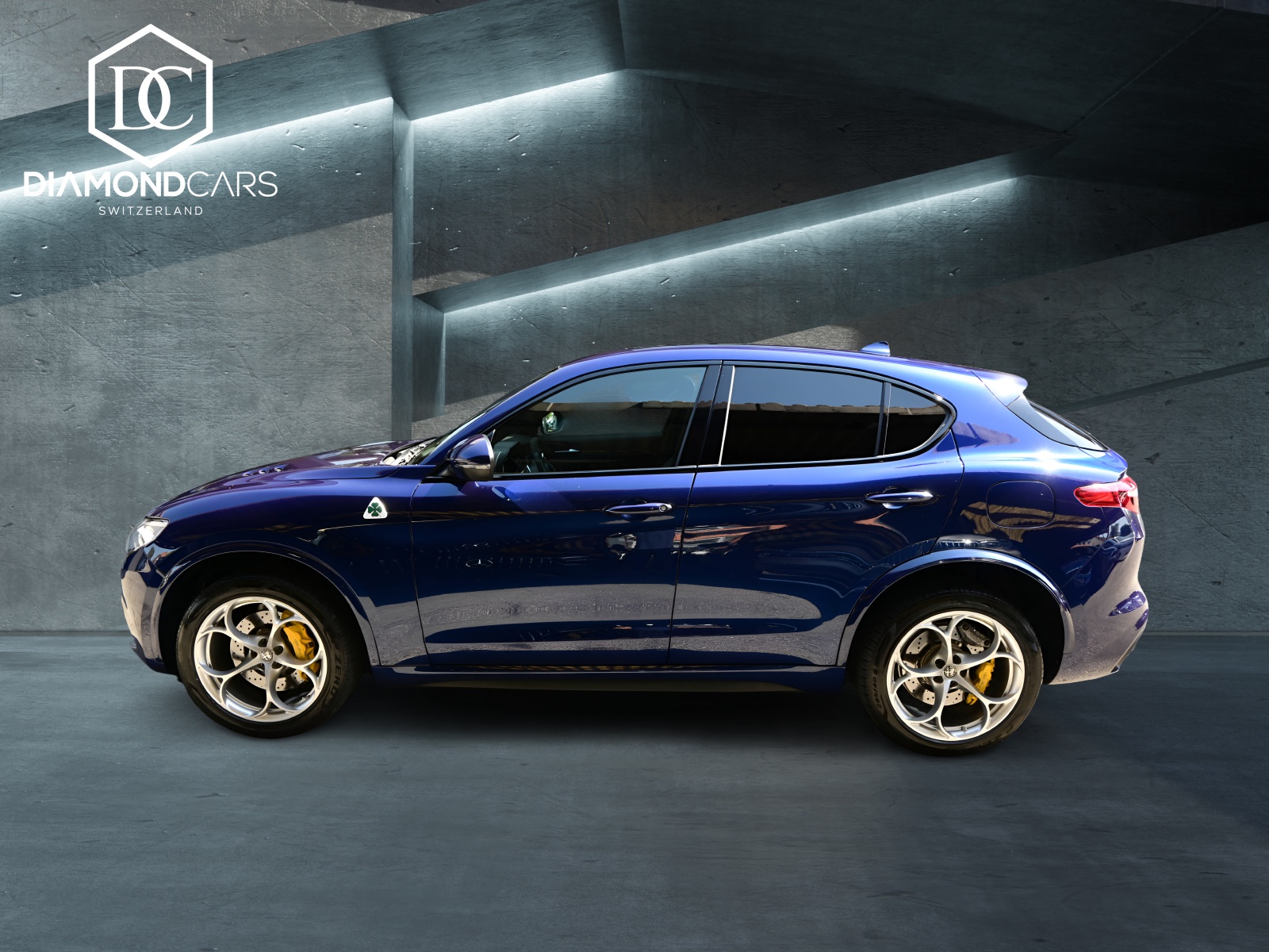 ALFA ROMEO Stelvio 2.9 V6 Biturbo Q4 Quadrifoglio *Montecarlo Blau*-image-3