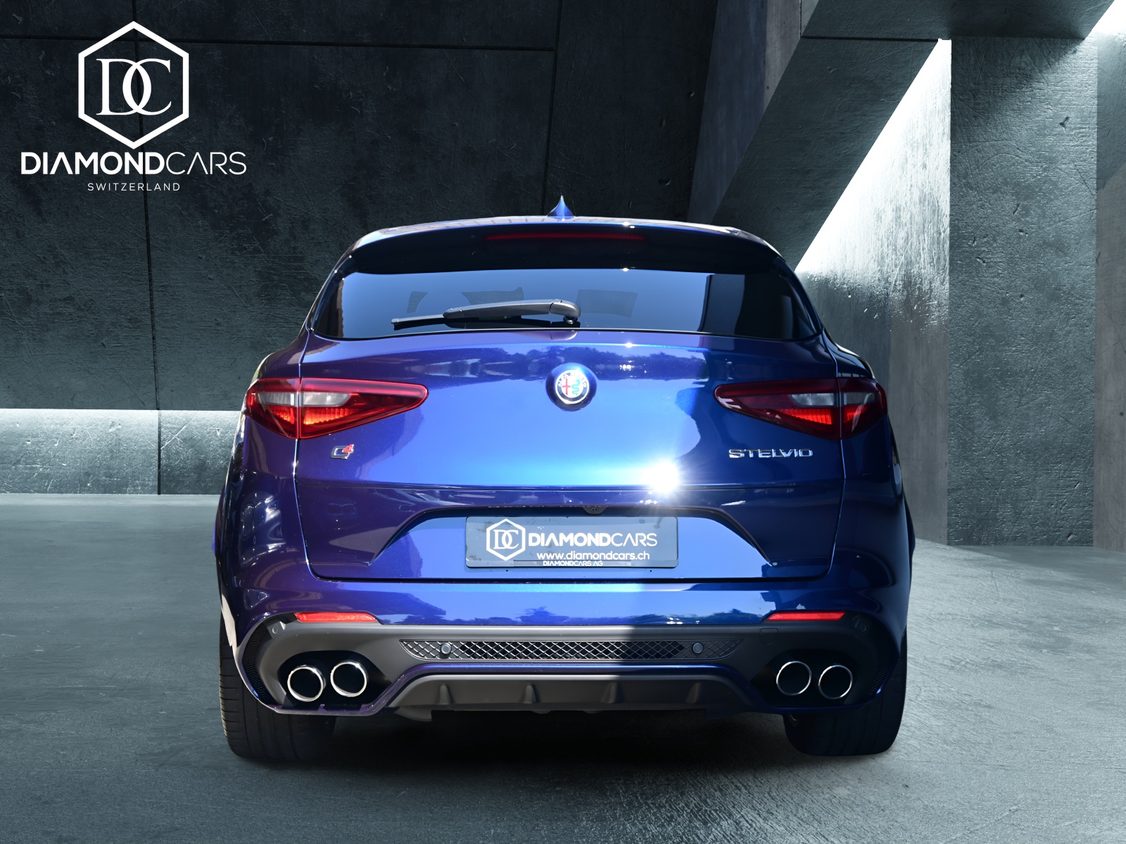 ALFA ROMEO Stelvio 2.9 V6 Biturbo Q4 Quadrifoglio *Montecarlo Blau*-image-5