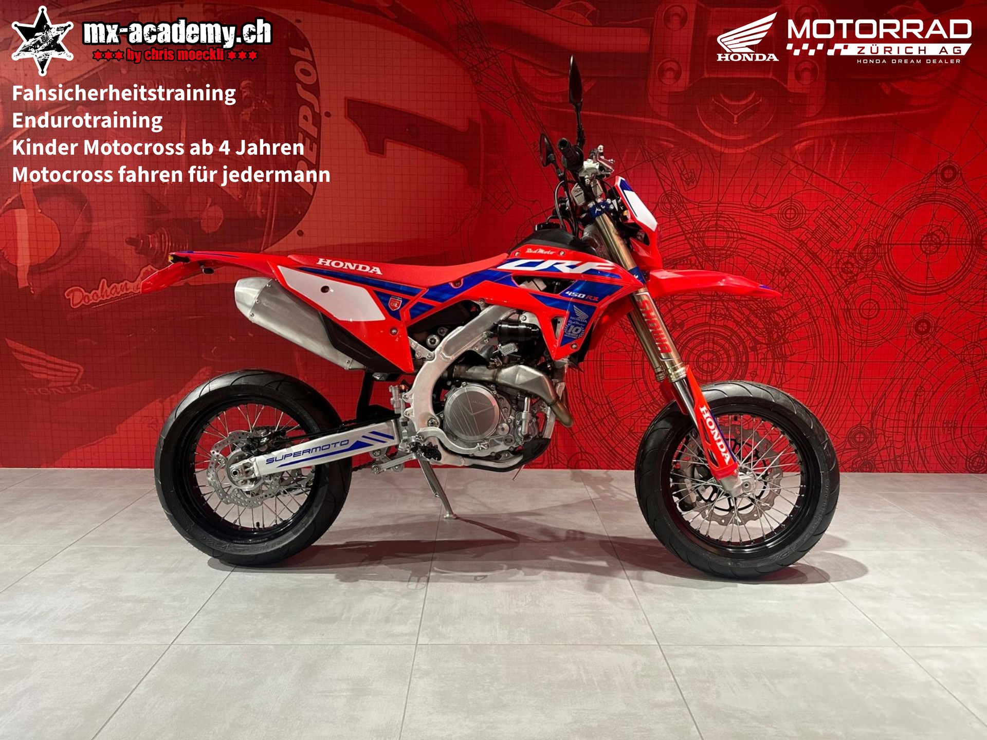 HONDA *REDMOTO* CRF 450 RX Supermoto *Neufahrzeug*