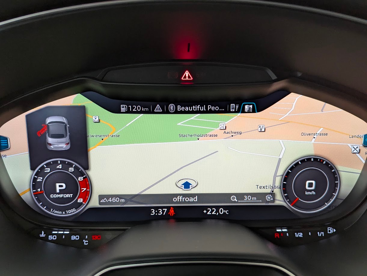 AUDI TT Roadster 2.0 40 TFSI S-Tronic *5J GAR S-LINE COMPETITION PLUS NAVI+ LED ALL-BLACK 20 ZOLL UVM*-image-8