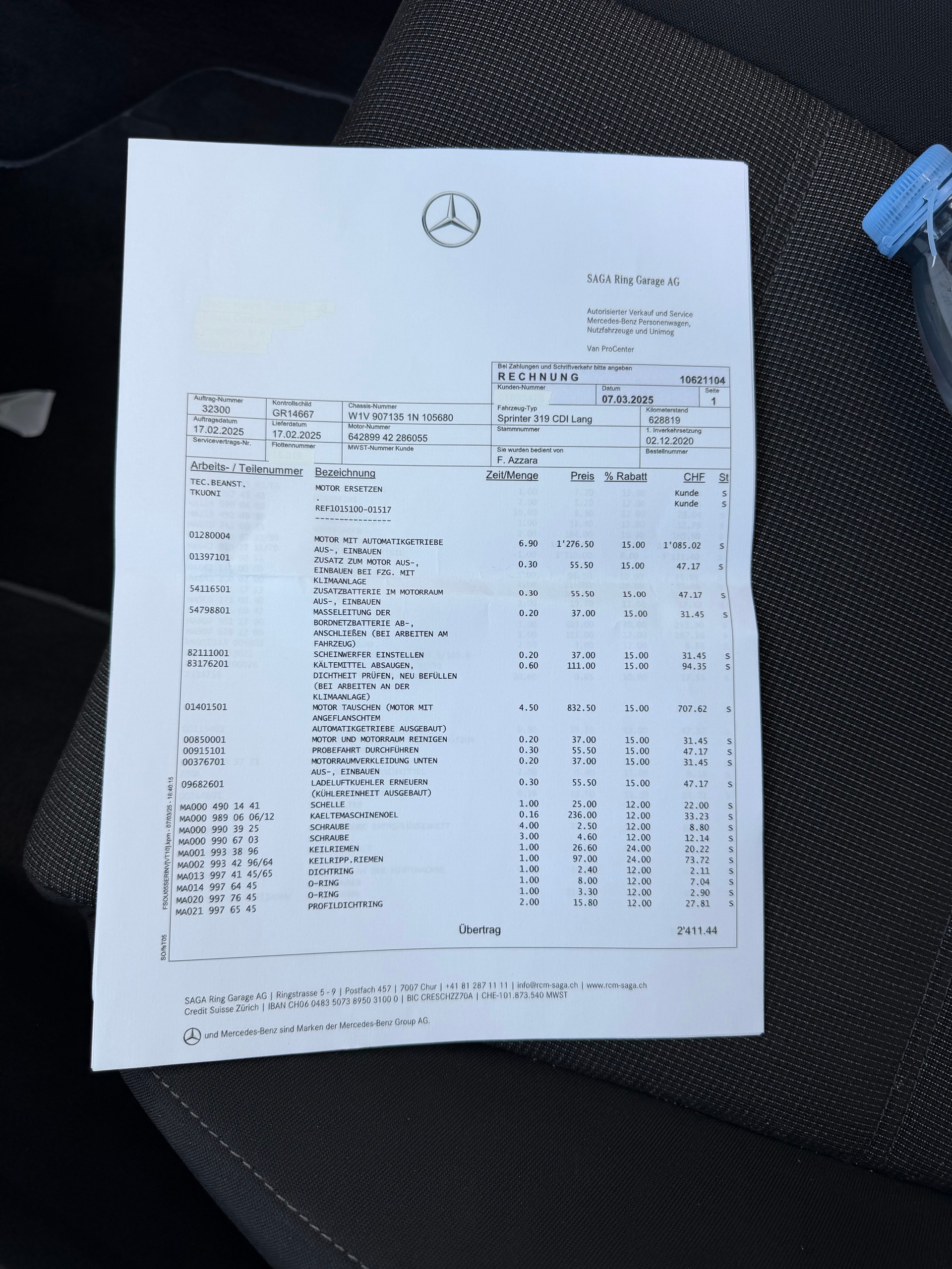 MERCEDES-BENZ Sprinter 319 CDI Standard-image-8