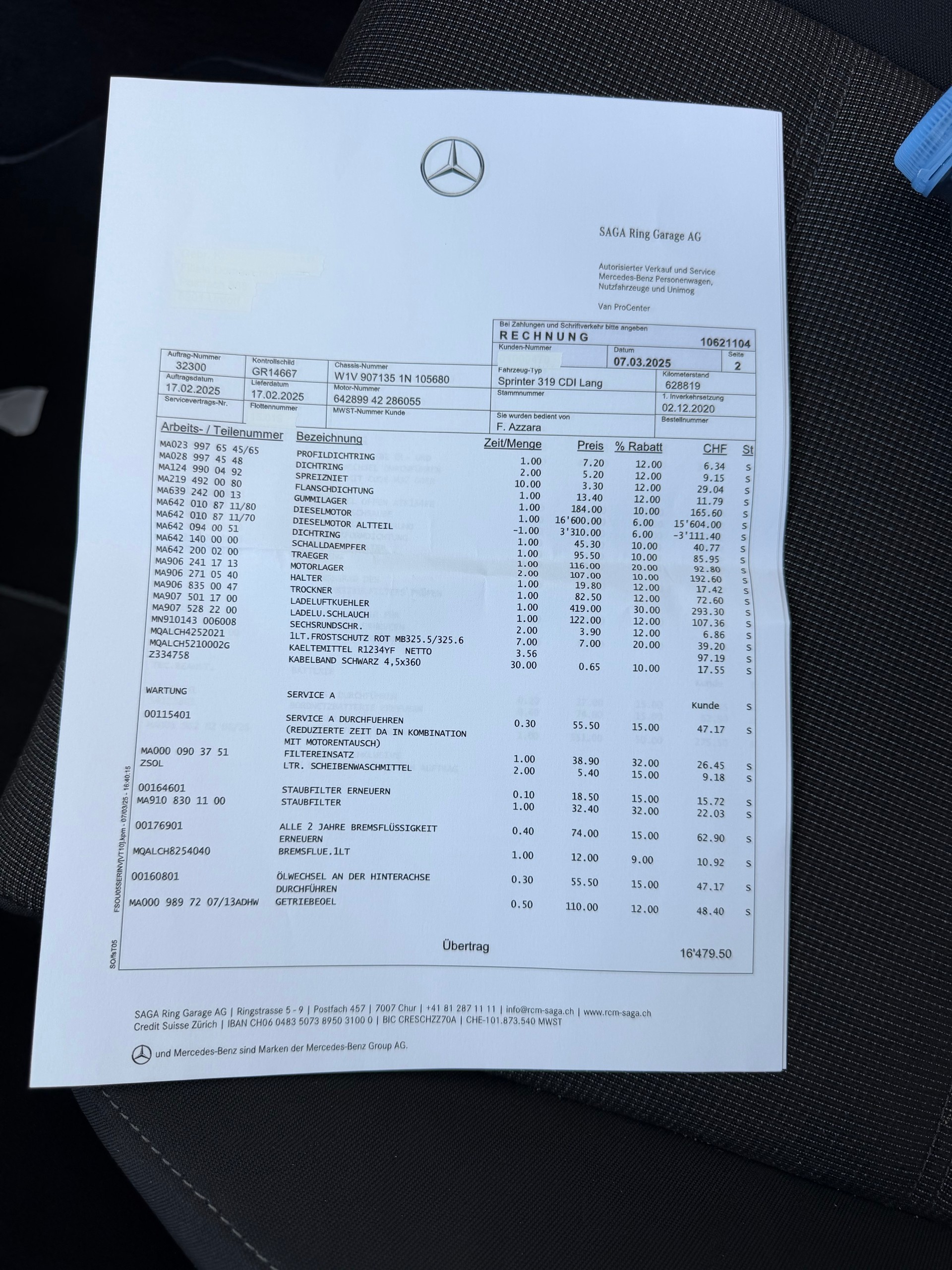 MERCEDES-BENZ Sprinter 319 CDI Standard-image-9