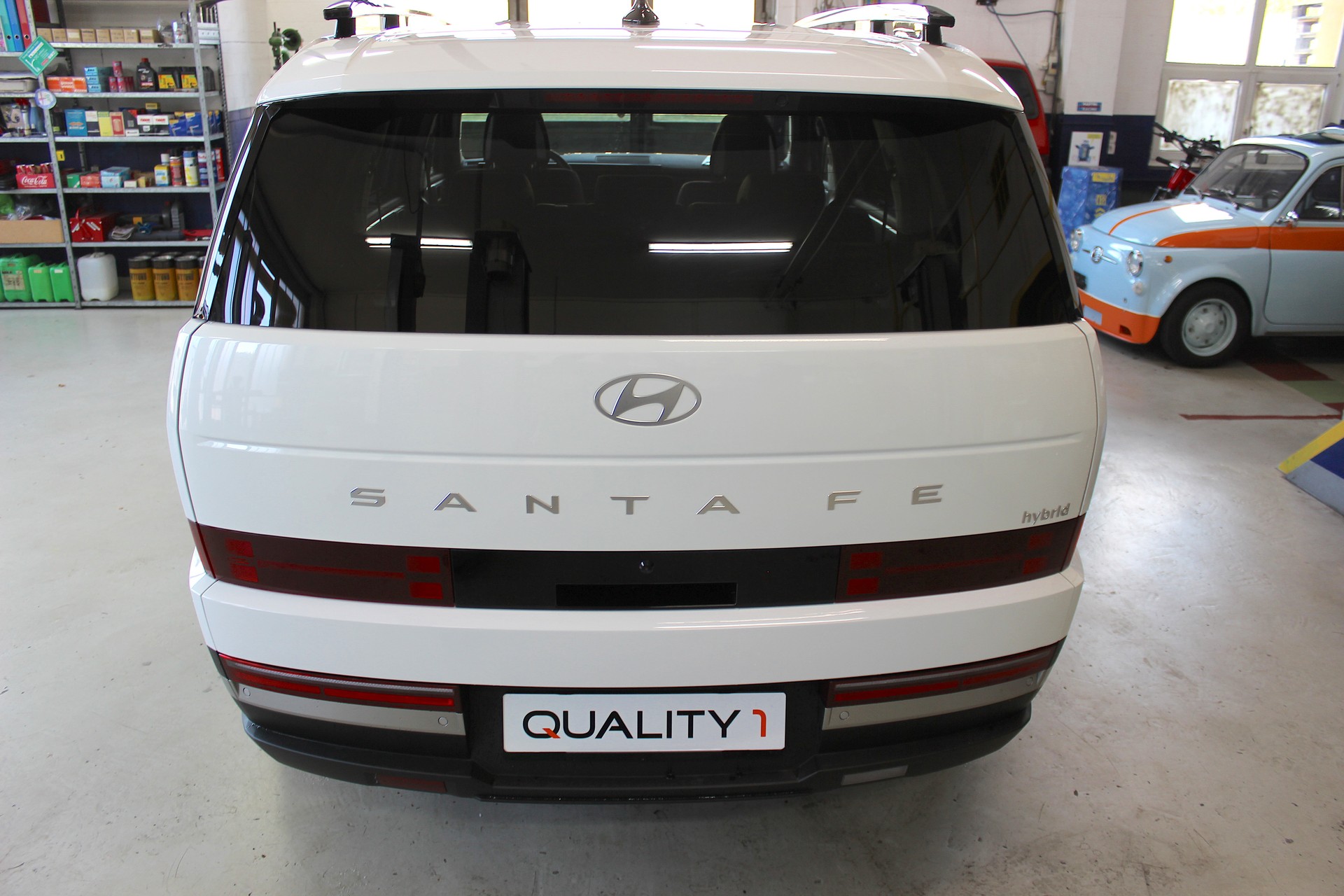 HYUNDAI Santa Fe 1.6 T-GDi HEV Vertex Swiss 4WD Automatic 💥 Sonderpreis Hagelschaden 💥 Prix spécial grêle 💥 Prezzo speciale grandine-image-4