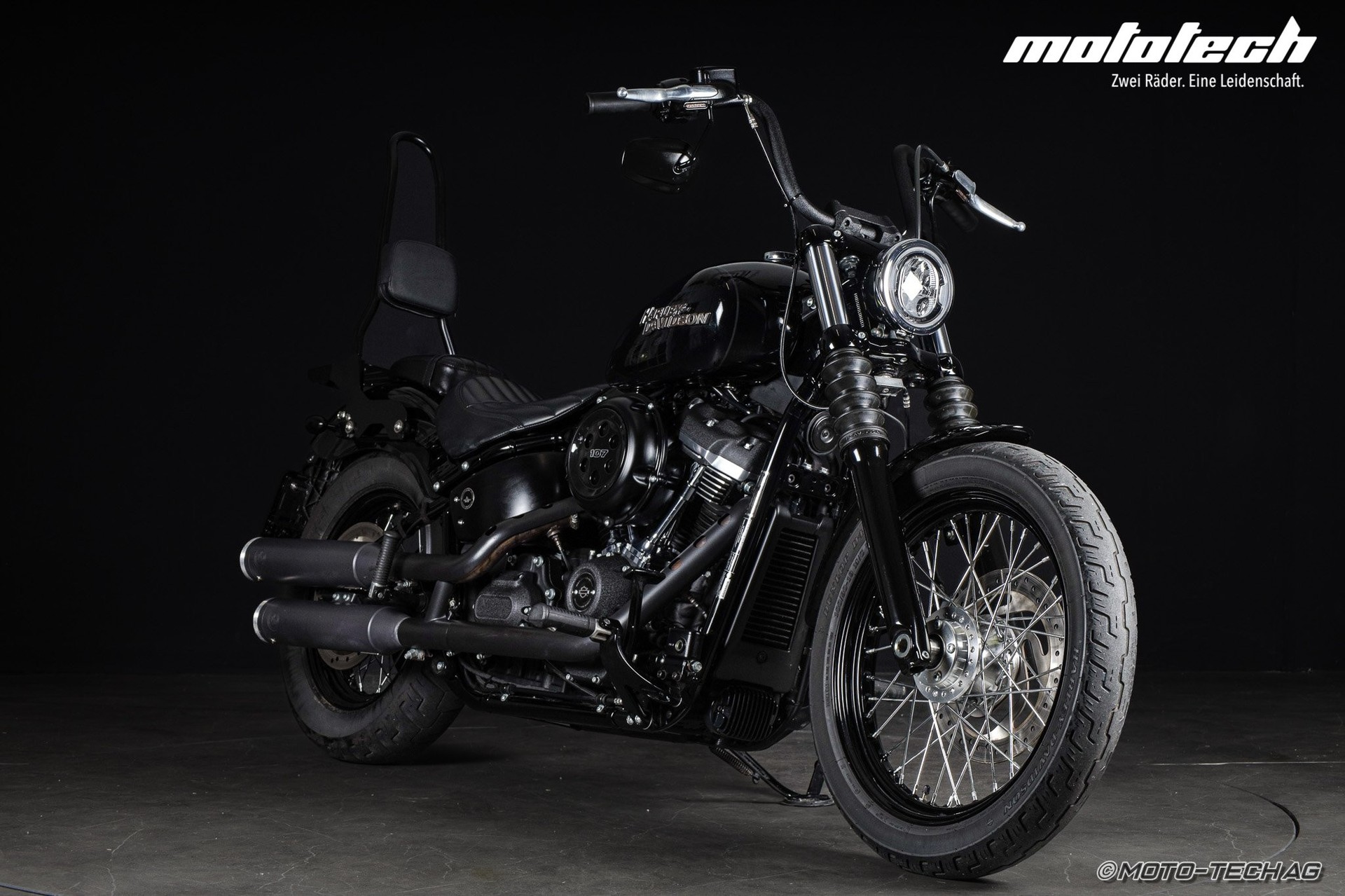 HARLEY-DAVIDSON FXBB Street Bob 107 (35kW) ABS KESSTECH