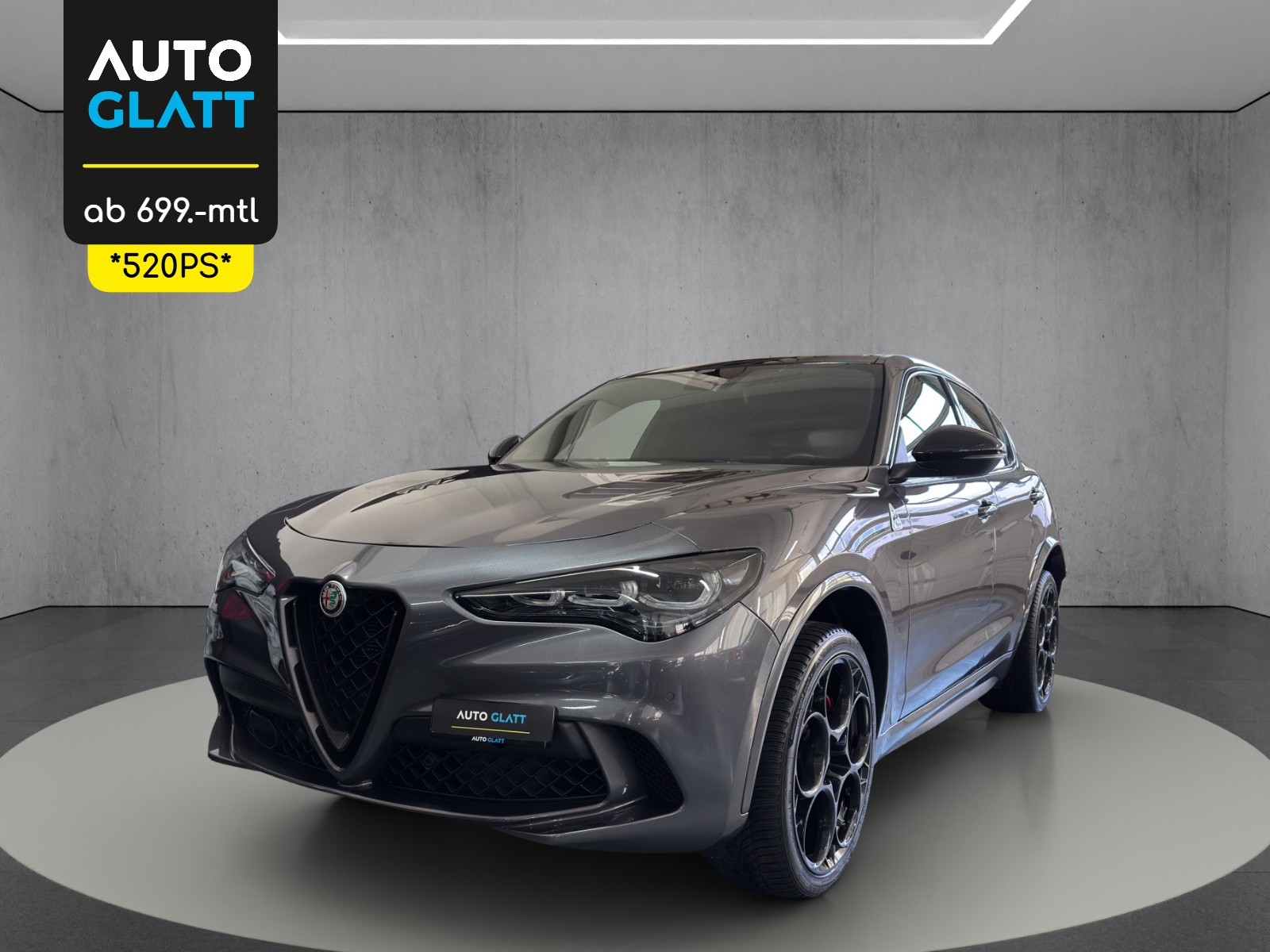 ALFA ROMEO Stelvio 2.9 V6 Quadrifoglio Pack Sky Q4 AT8 "Panodach-ADAS Plus-21"Alufelgen"-image-0