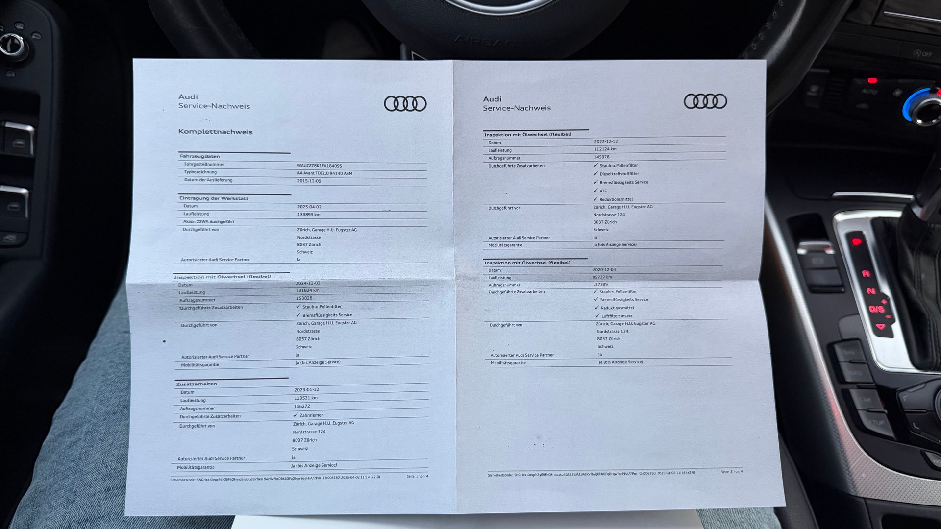 AUDI A4 Avant 2.0 TDI multitronic-image-15