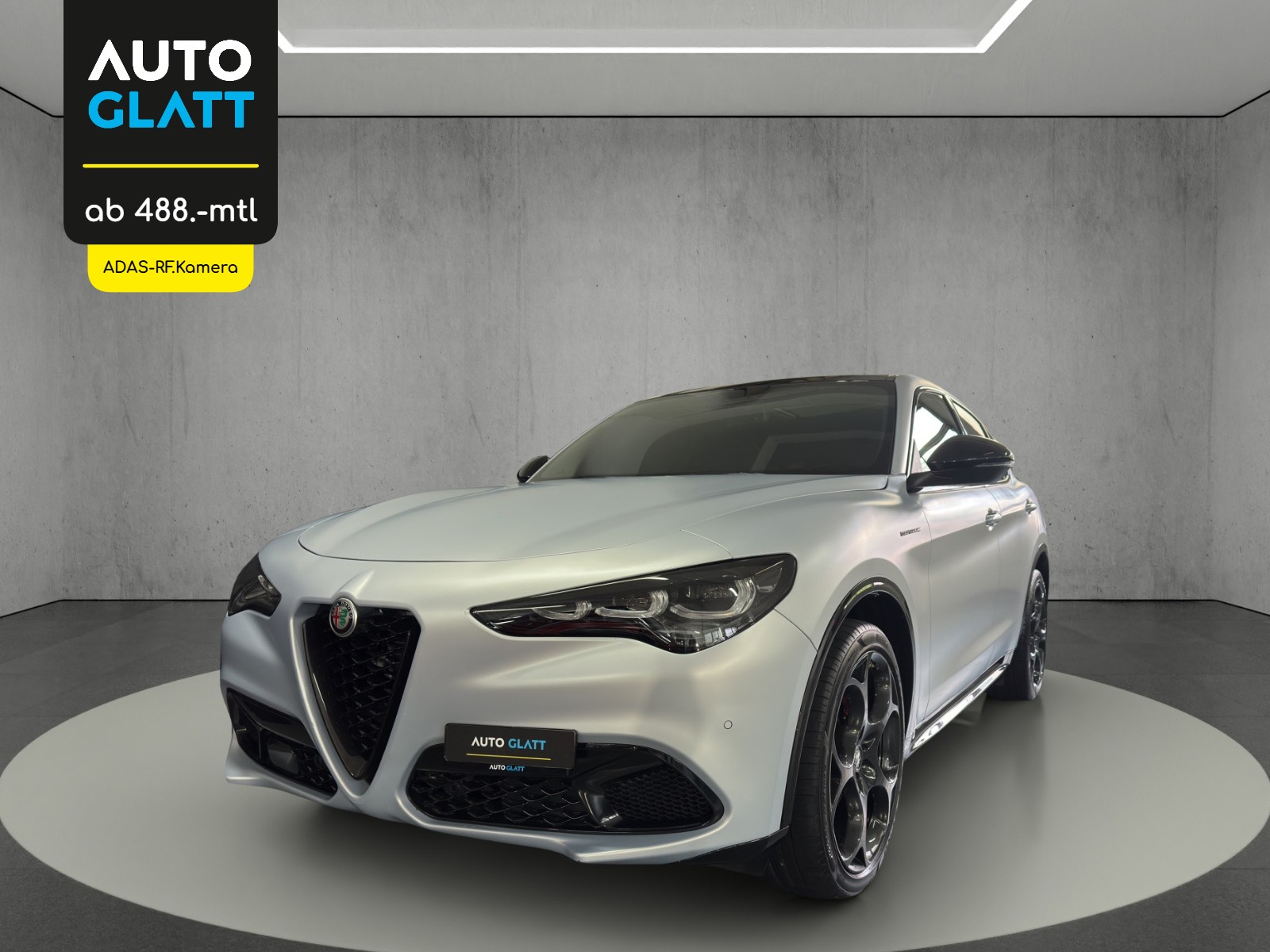 ALFA ROMEO Stelvio 2.0 Competizione Q4 AT8 "Grigio Lunare Opaco-ADAS Pack Plus"-image-0