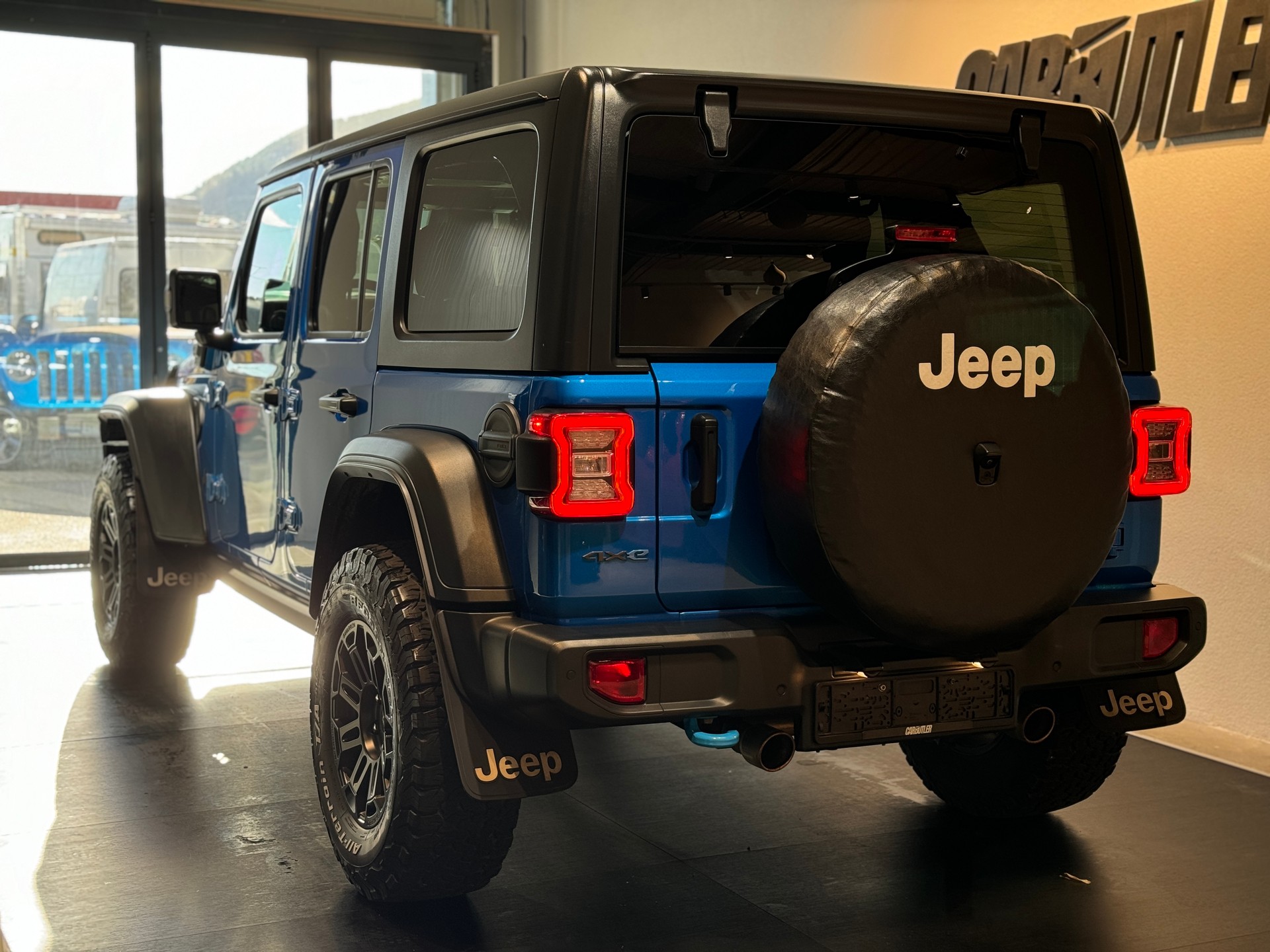 JEEP Wrangler 2.0 PHEV Unlimited Rubicon Automatic Soft Top BLUE - BORLA 🚀 499.- pro Monat-image-7