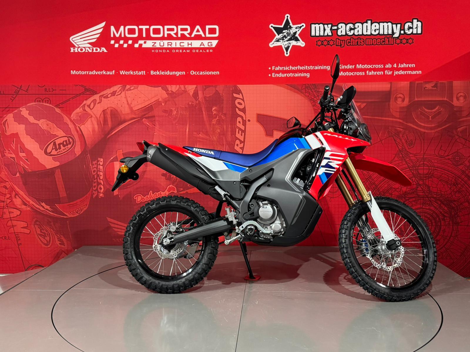 HONDA **CRF 300 Rally**Neufahrzeug**Extreme Red
