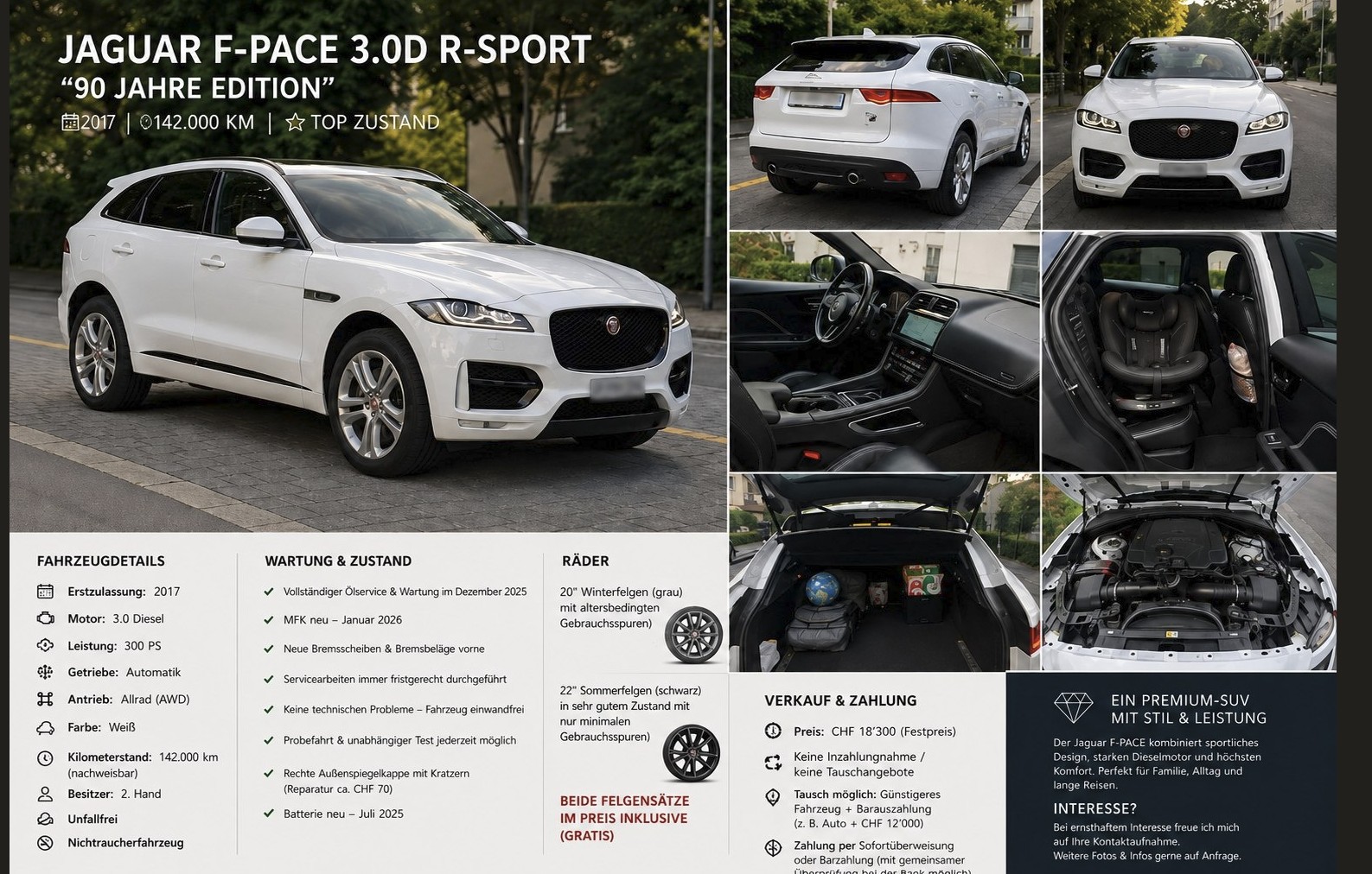 JAGUAR 3.0 V6 D 90YRS Celebration Edition AWD-image-1