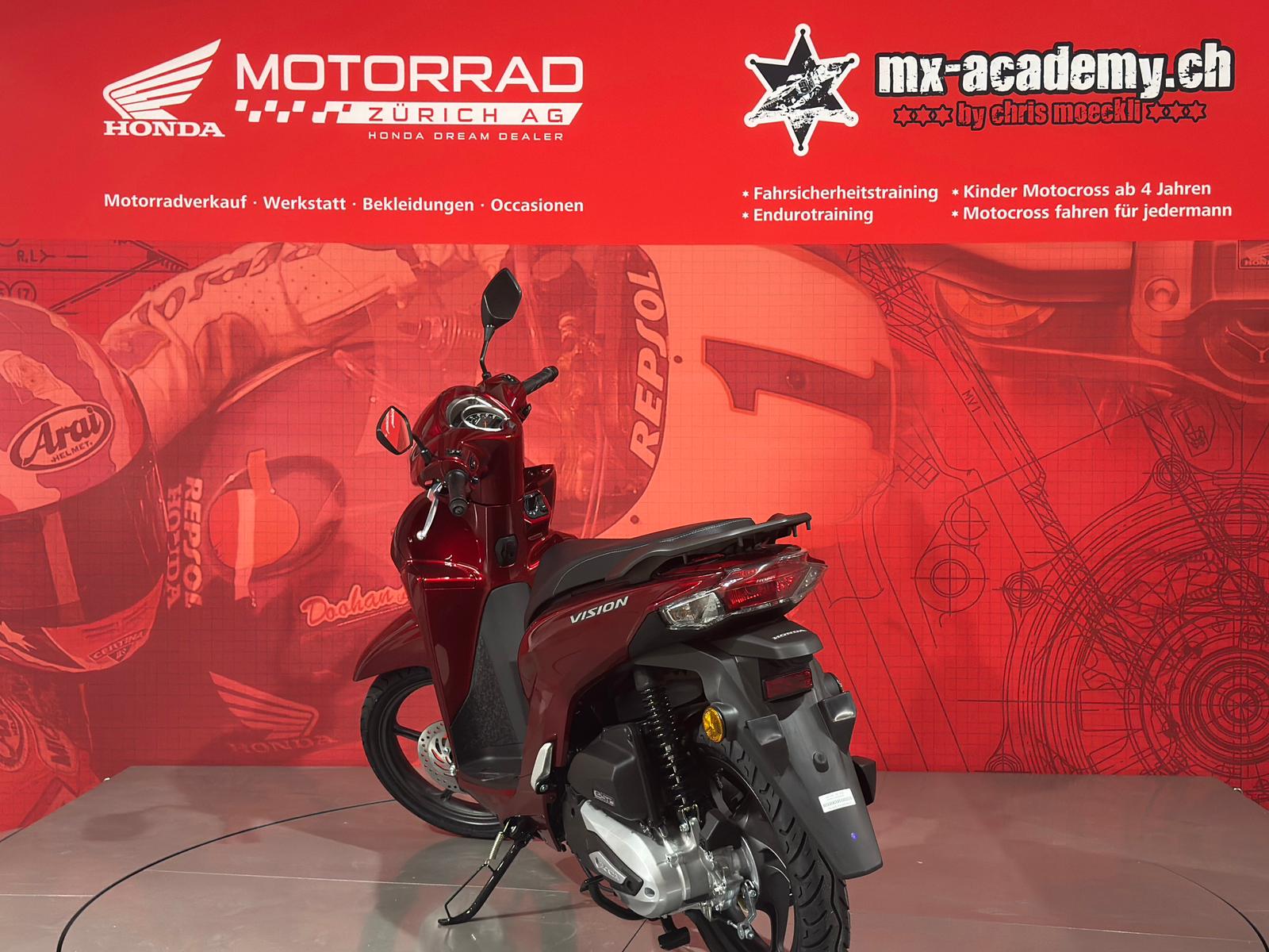 HONDA NSC Vision 110 **Neufahrzeug**Rot*-showroom-element-2