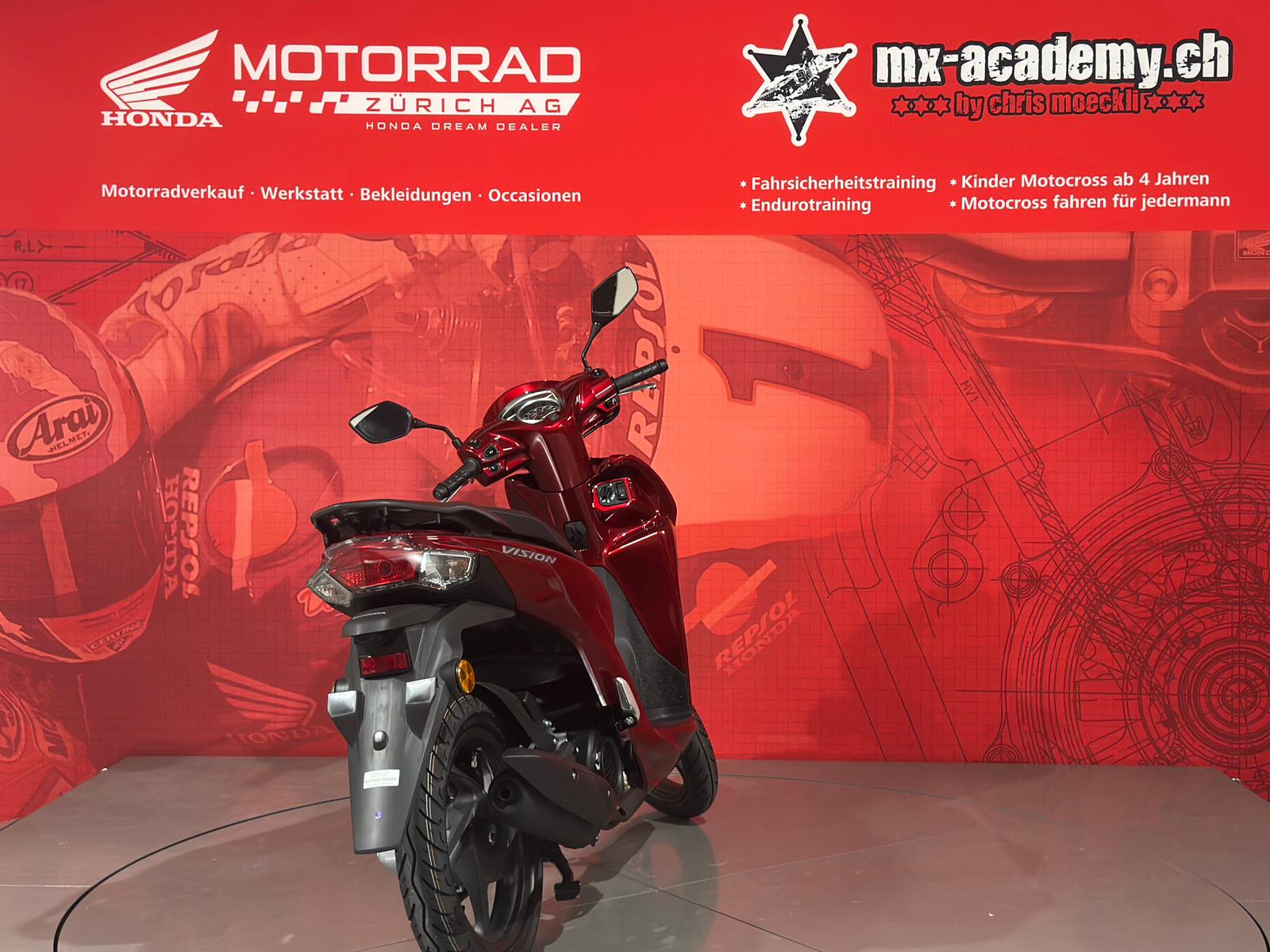 HONDA NSC Vision 110 **Neufahrzeug**Rot*-image-7