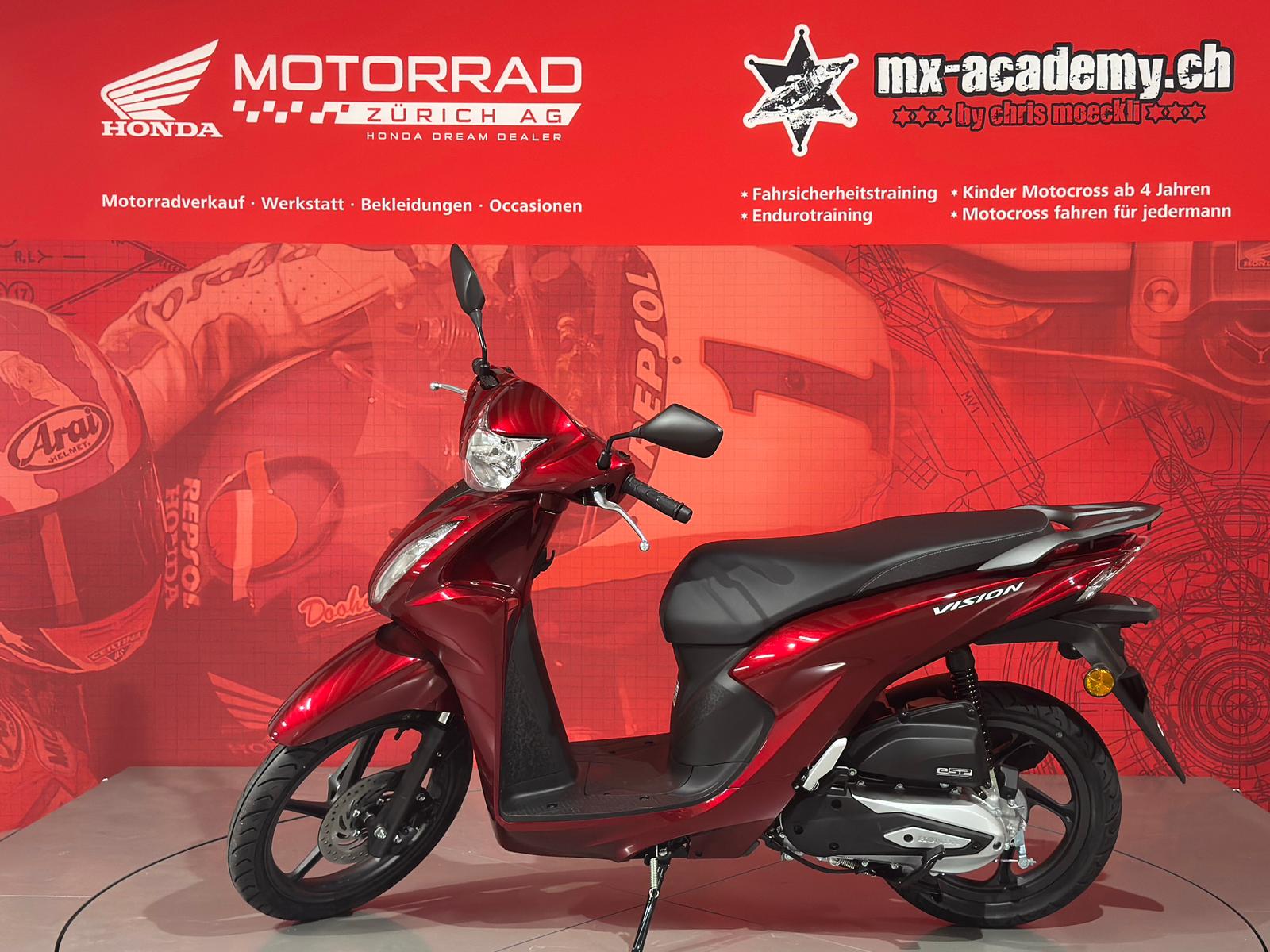 HONDA NSC Vision 110 **Neufahrzeug**Rot*-image-4