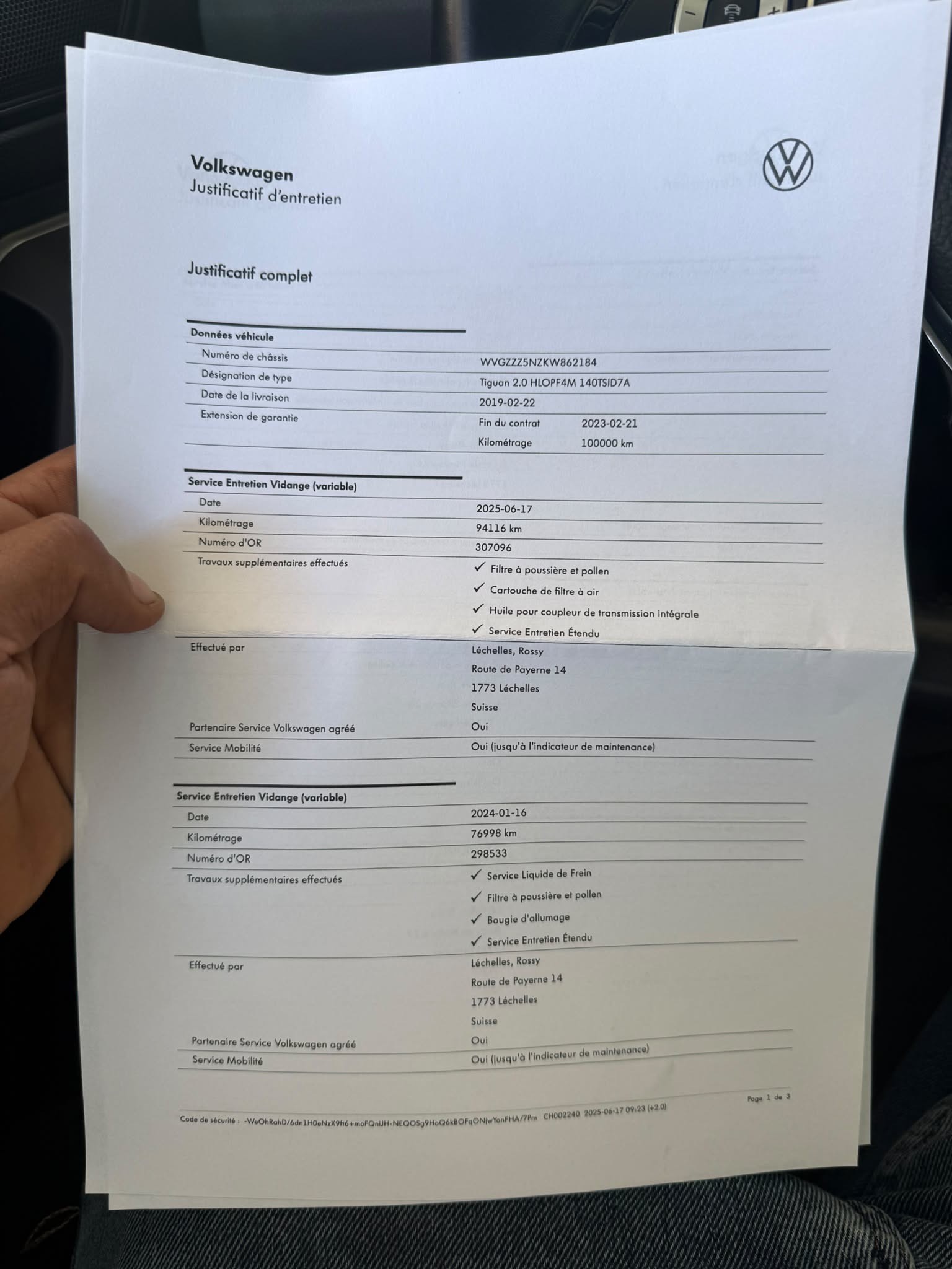 VW Tiguan 2.0TSI Highline 4Motion DSG - Nouvelle Expertise : 25.09.2026 - Crochet l’attelage poids remorquable 2’500 Kg-image-6