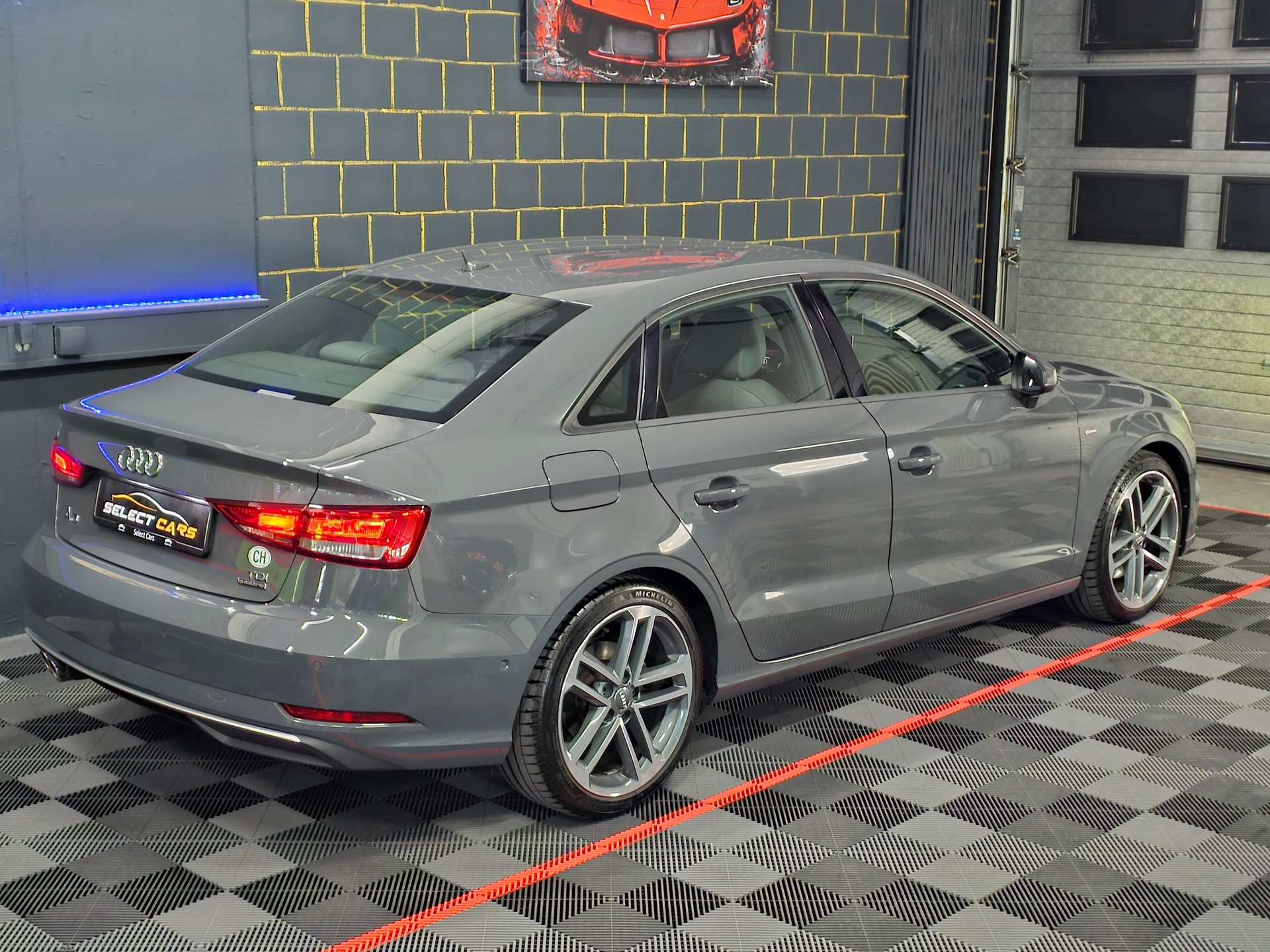 AUDI A3 Limousine 2.0 TDI Sport quattro S-tronic S Line-image-2