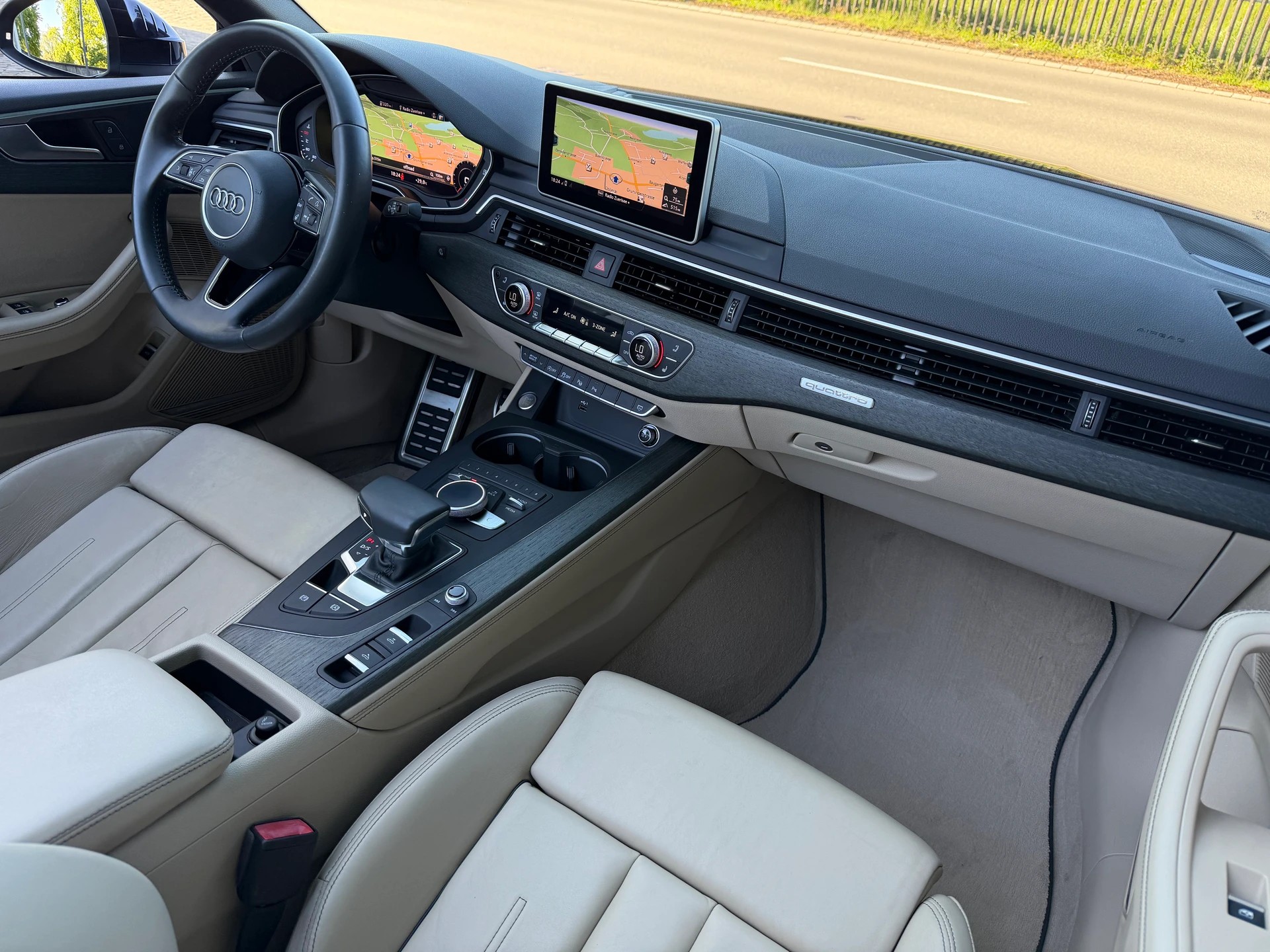 AUDI A5 Cabriolet 2.0 TFSI Design quattro S-tronic / Sonderausstattung über 23K / Ab MFK / Service gepflegt / 36 Monate Garantie-image-9