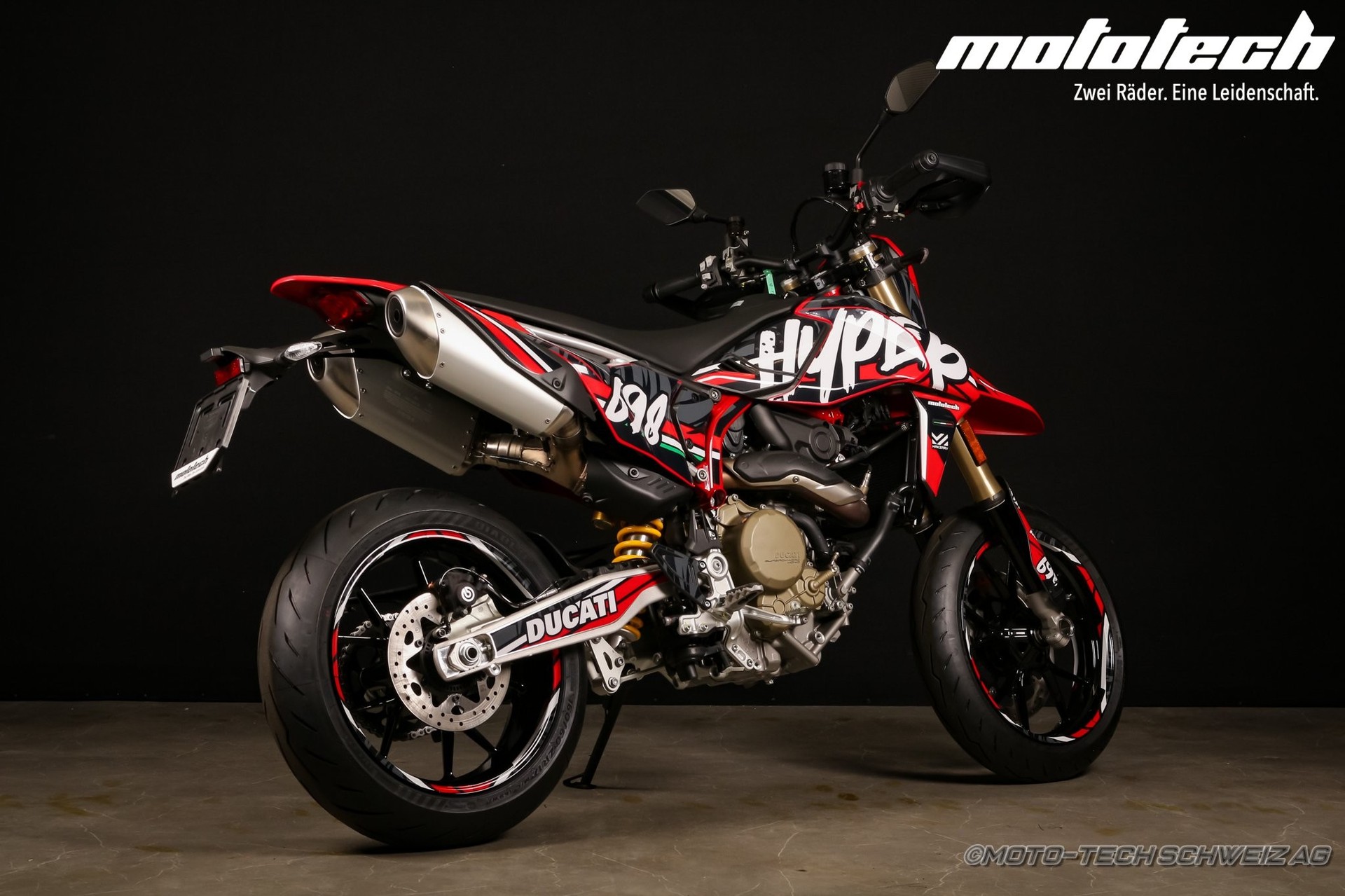 DUCATI Hypermotard 698 Mono (35kW) SPEZIALDEKOR / 4 JAHRE GARANTIE-showroom-element-2