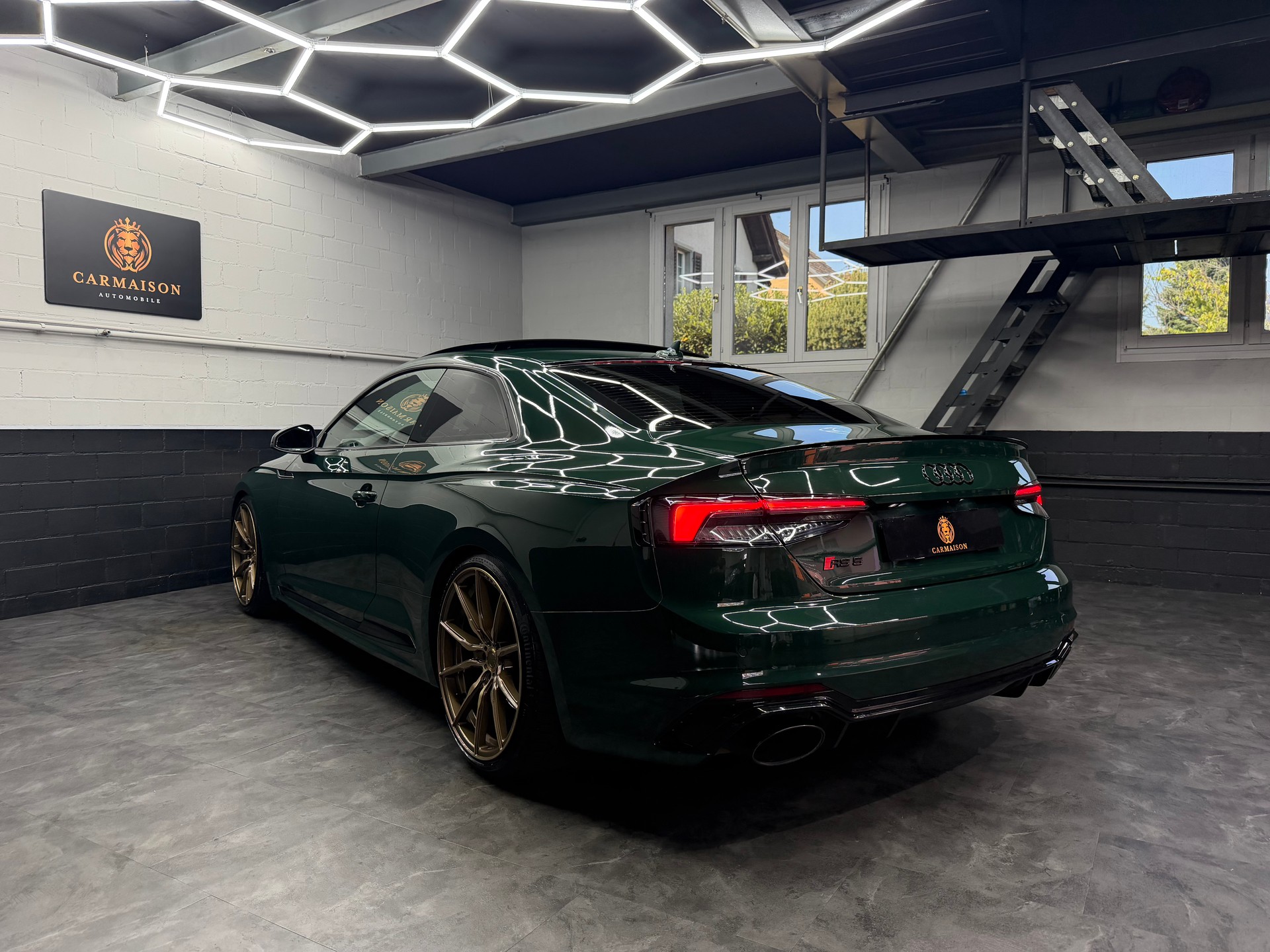 AUDI RS5 Coupé 2.9 TFSI quattro tiptronic | CH-Auto | Panorama Glasdach | GoodWood Green-image-6