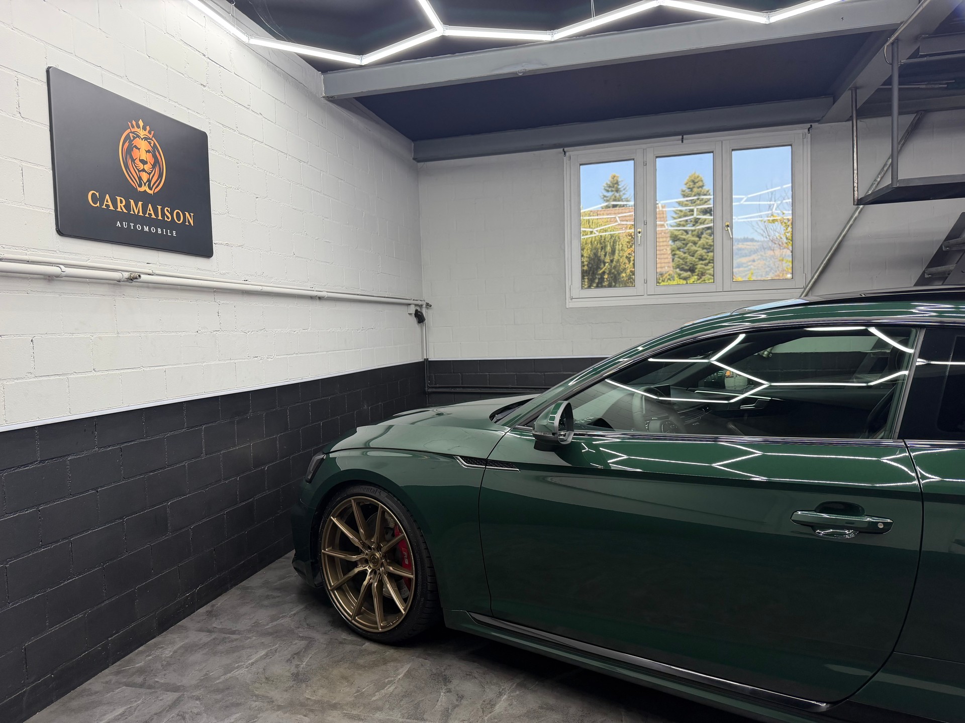 AUDI RS5 Coupé 2.9 TFSI quattro tiptronic | CH-Auto | Panorama Glasdach | GoodWood Green-image-11