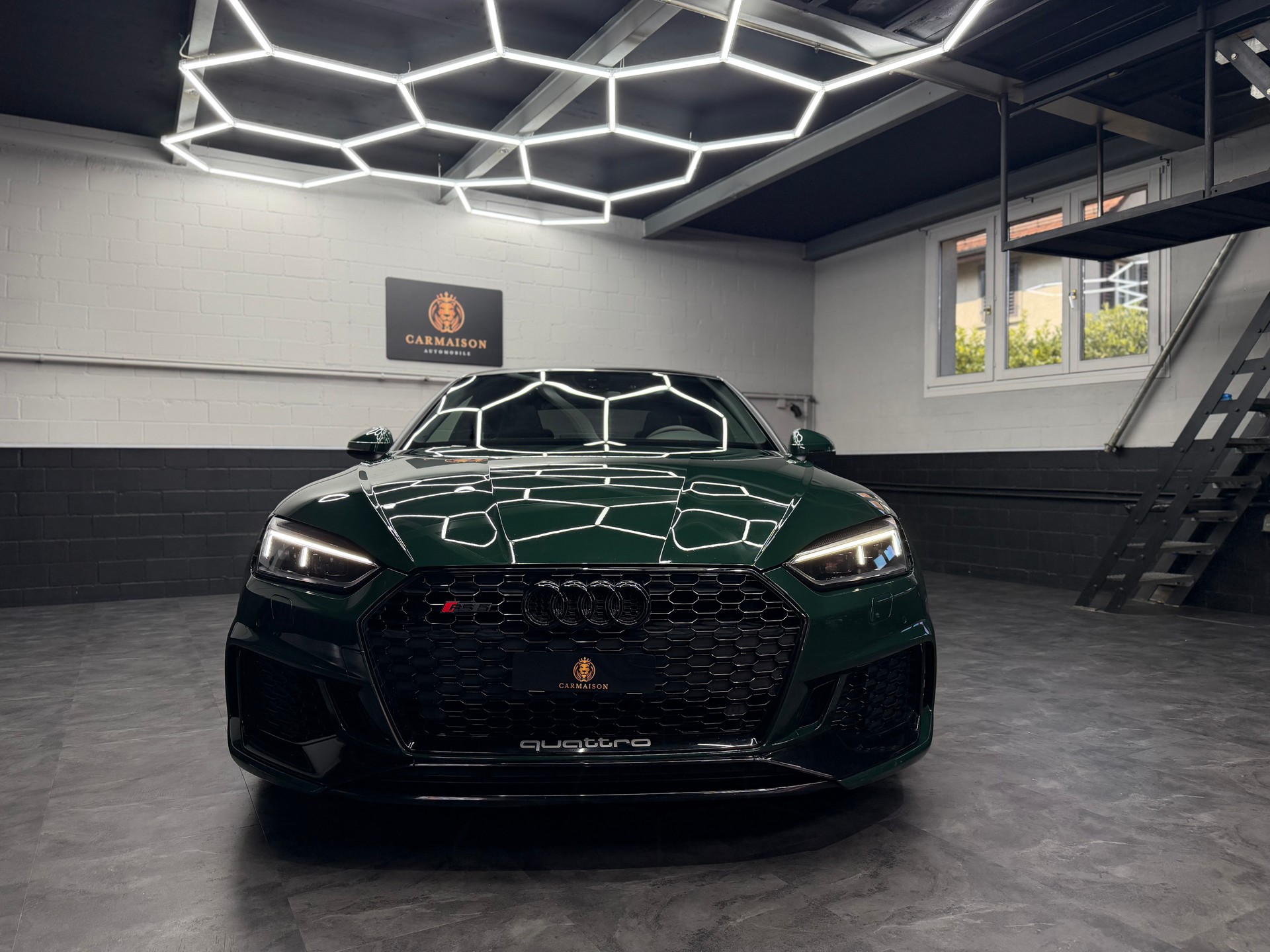 AUDI RS5 Coupé 2.9 TFSI quattro tiptronic | CH-Auto | Panorama Glasdach | GoodWood Green-image-1