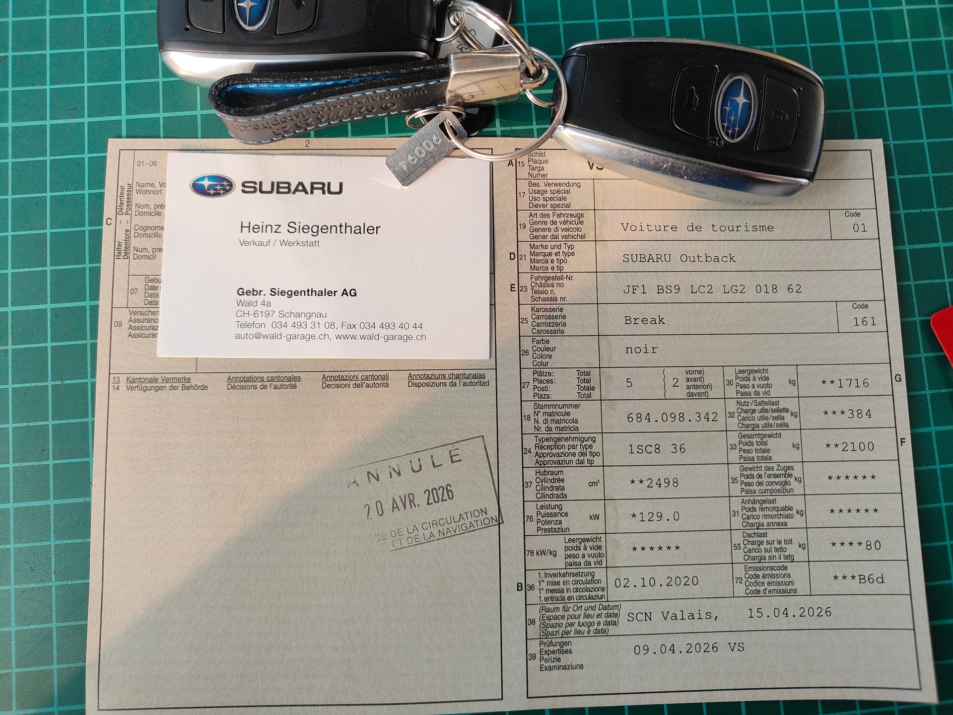 SUBARU Outback 2.5i Swiss Plus AWD Lineartronic-image-20