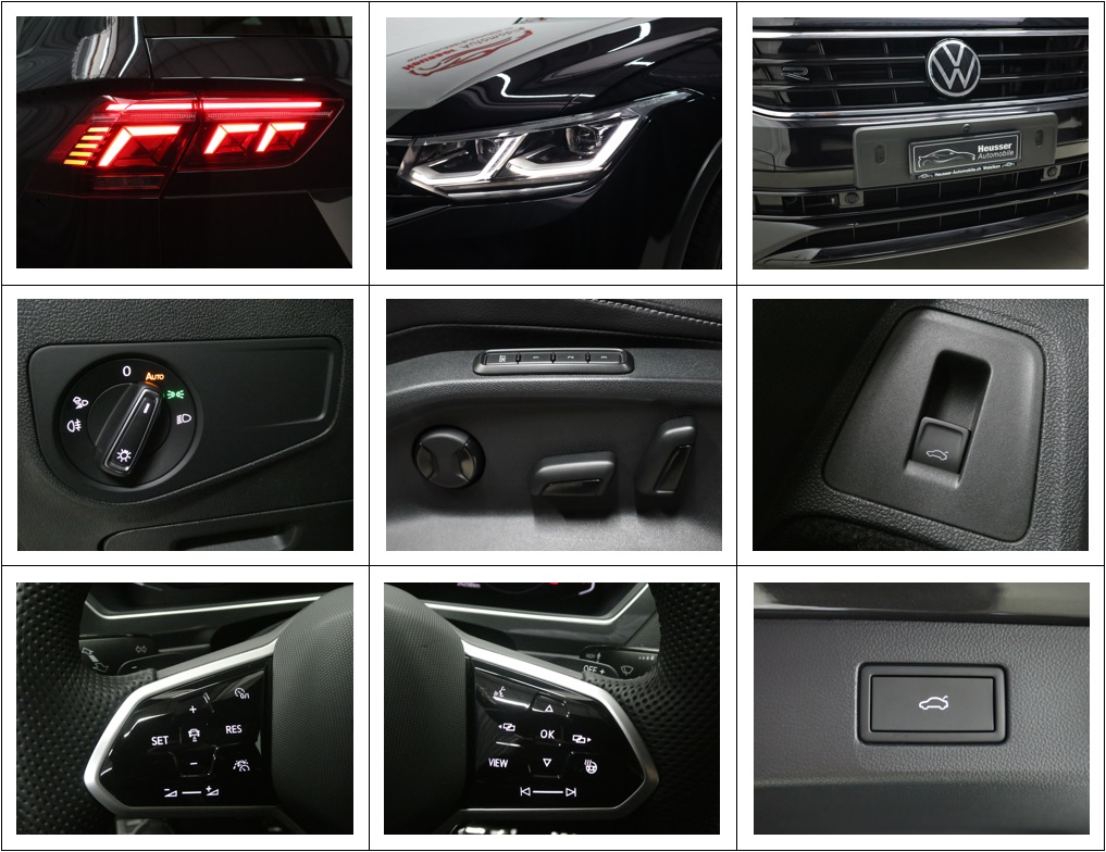 VW Tiguan 2.0TSI R-Line 4Motion DSG - Black Style - Panorama - Leder - Harman/Kardon - AHK - 360° Kamera - 245 PS-image-17
