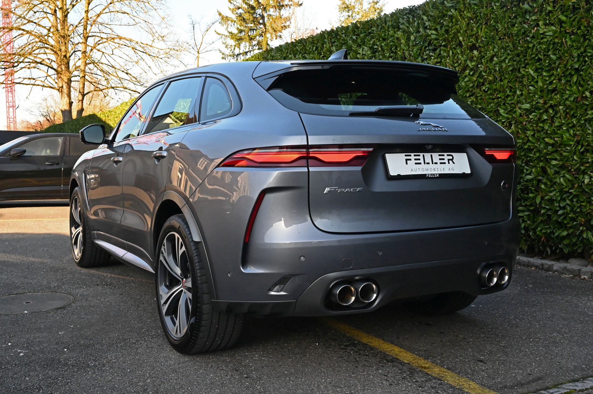 JAGUAR F-Pace 5.0 V8 SVR P550 AWD Eiger Gray / Tan-image-6