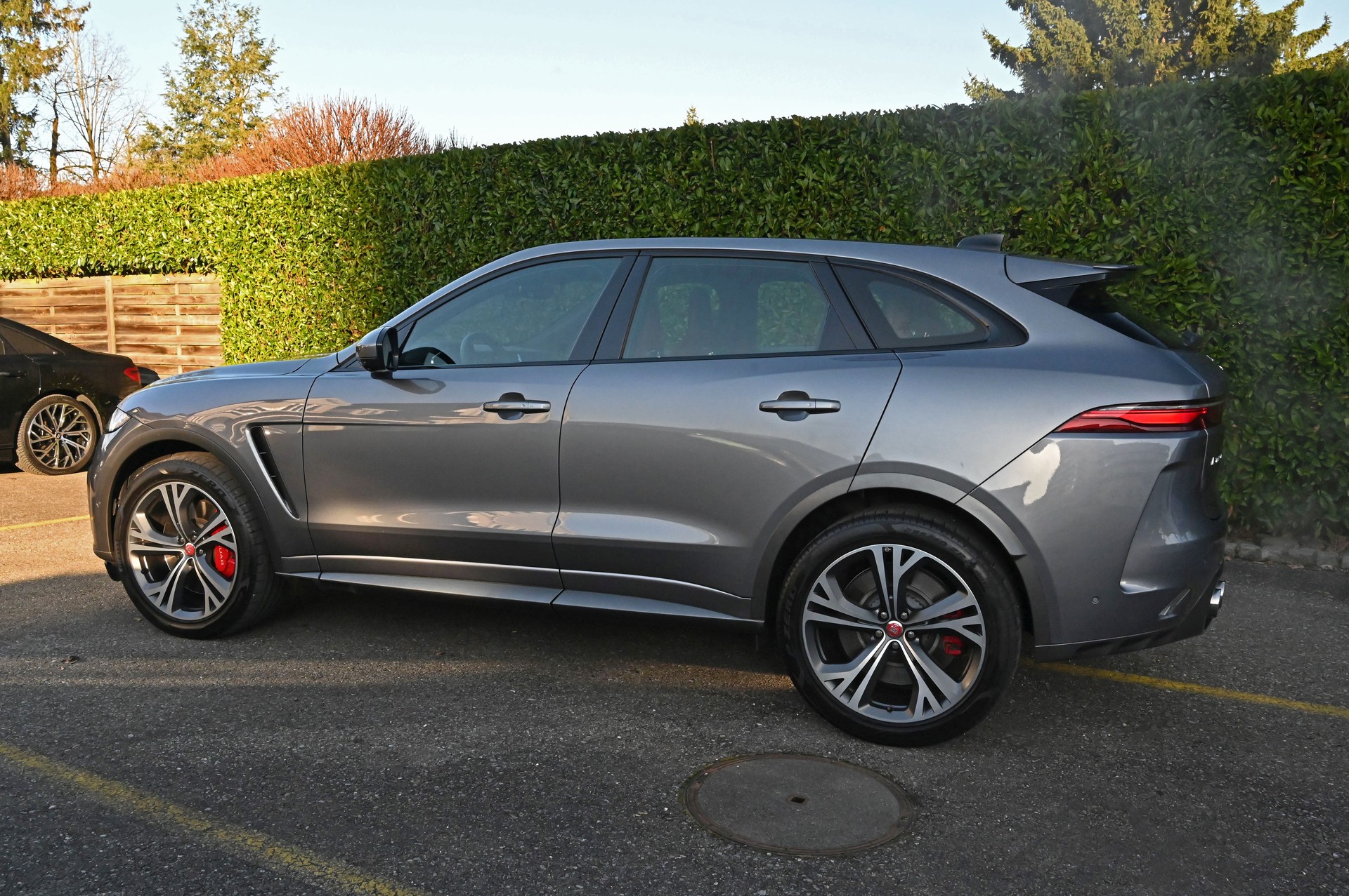 JAGUAR F-Pace 5.0 V8 SVR P550 AWD Eiger Gray / Tan-image-5