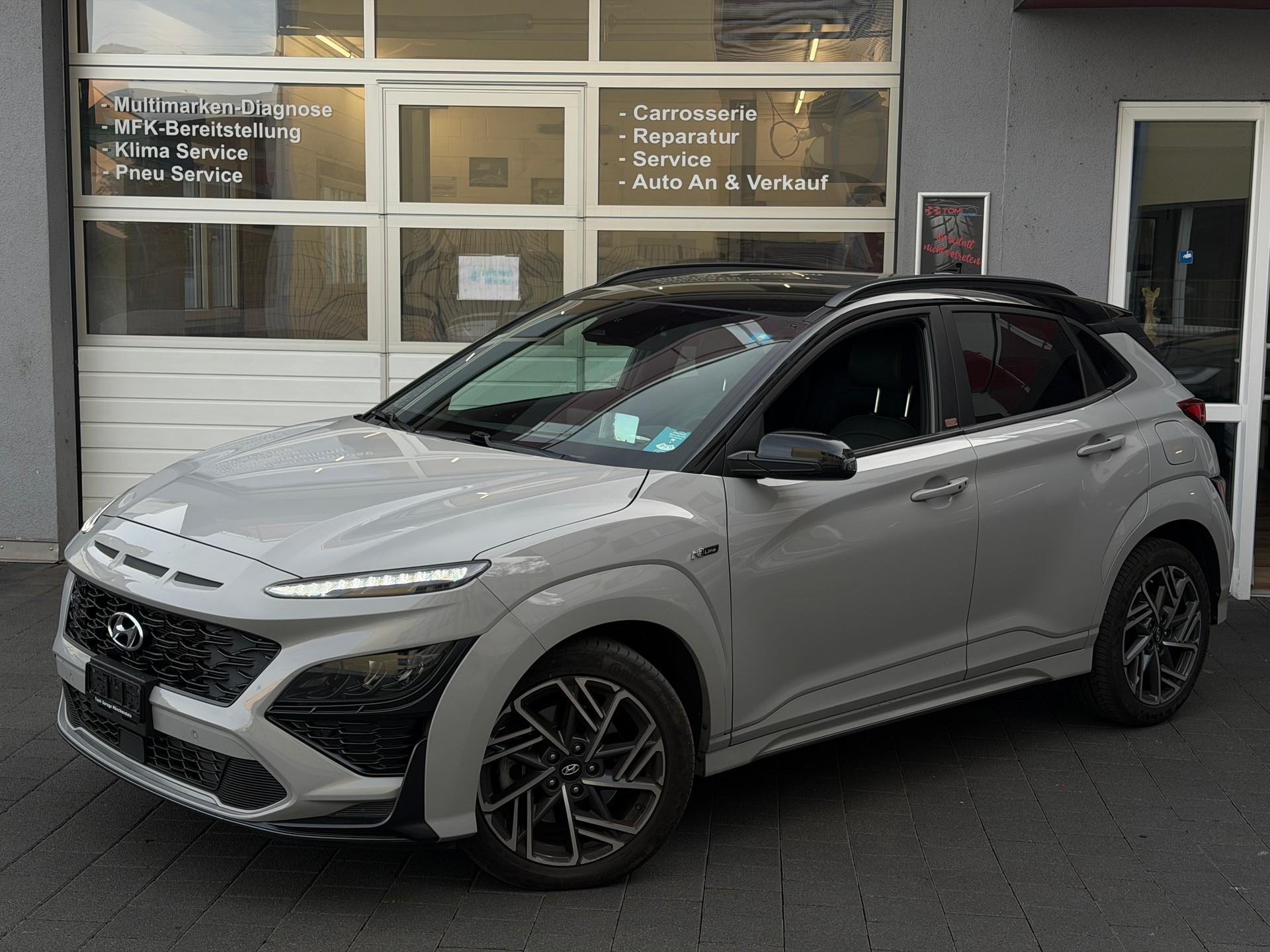 HYUNDAI Kona 1.6 T-GDi N Line 4WD DCT*Voll Austattung*Werksgarantie*TOP Gepflegt*-image-0