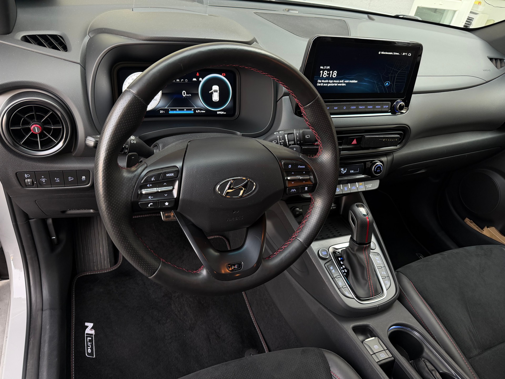 HYUNDAI Kona 1.6 T-GDi N Line 4WD DCT*Voll Austattung*Werksgarantie*TOP Gepflegt*-image-9