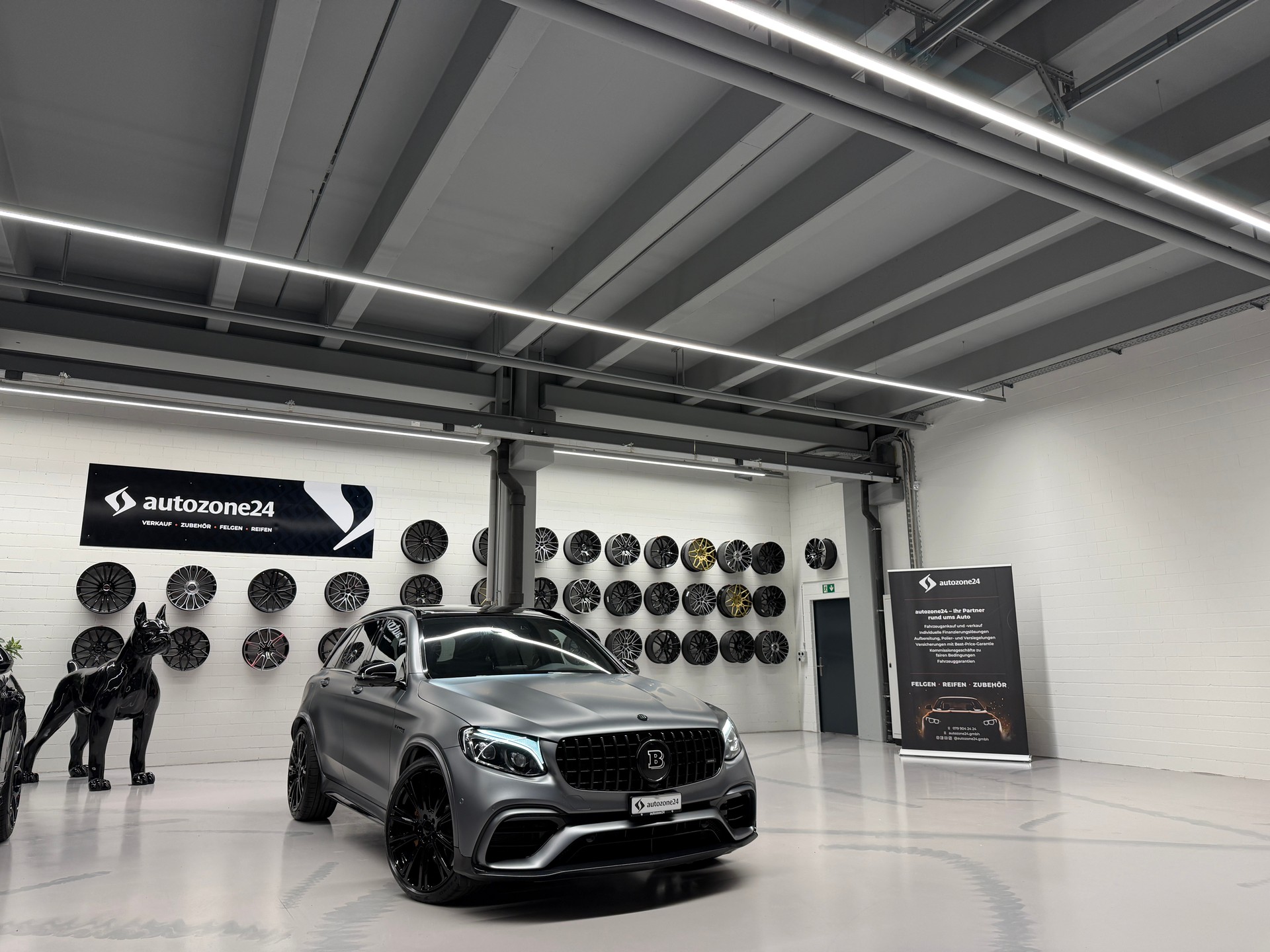 MERCEDES-BENZ GLC 63 S AMG 4m+ *CH-Auto*BRABUS Felgen*BRABUS Tieferlegung*Designo Magno*Keramik*Leder Designo*