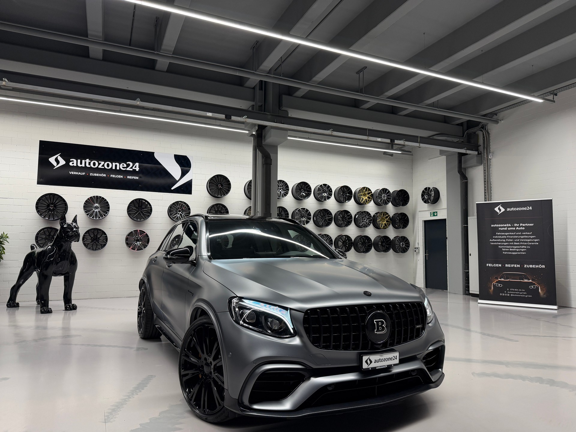 MERCEDES-BENZ GLC 63 S AMG 4m+ *CH-Auto*BRABUS Felgen*BRABUS Tieferlegung*Designo Magno*Keramik*Leder Designo*-showroom-element-2