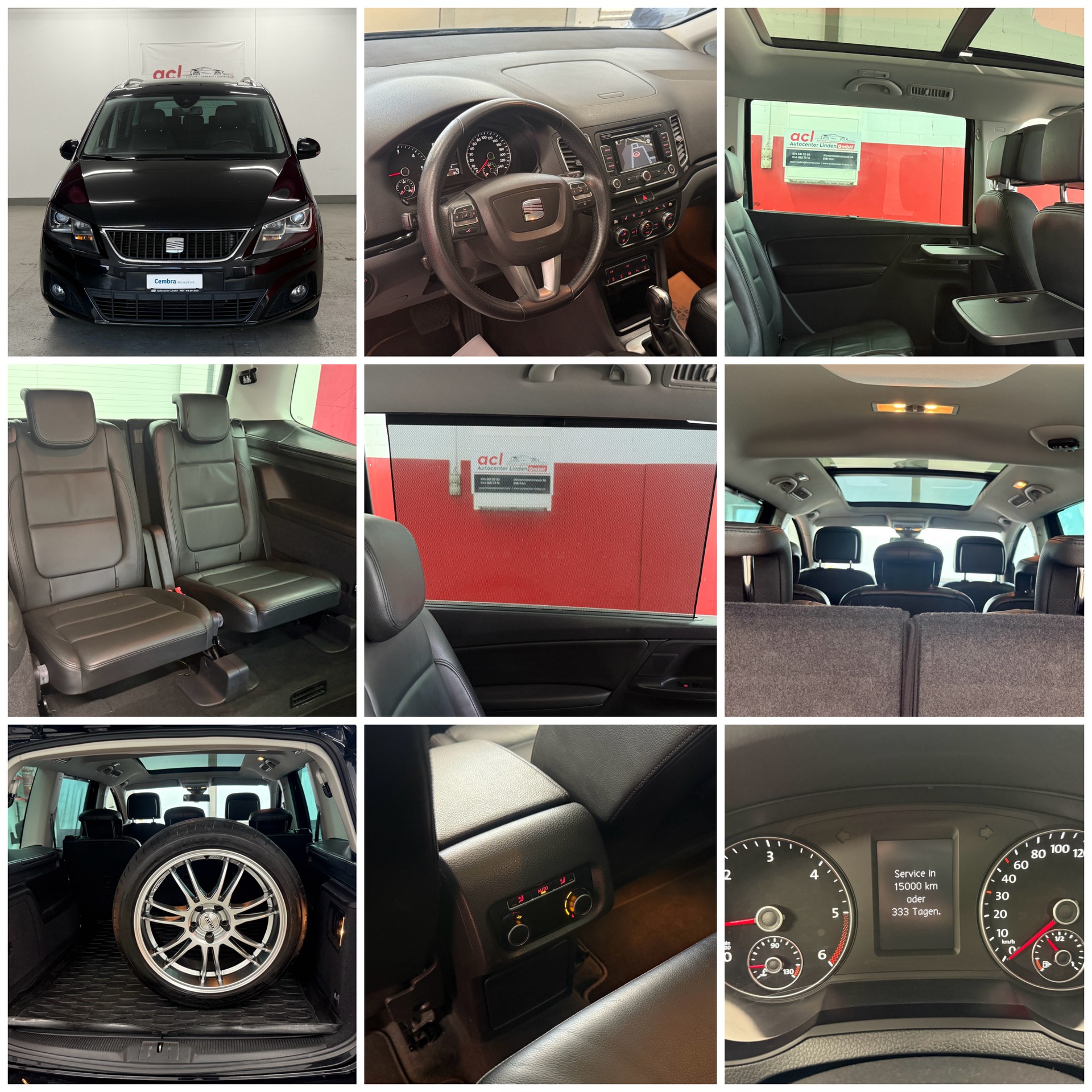 SEAT Alhambra 2.0 TDI Style DSG, frisch ab MFK, Servicegepflegt, Leder, AHK 2.2T Panorama 7 Sitze u.v.m-image-28