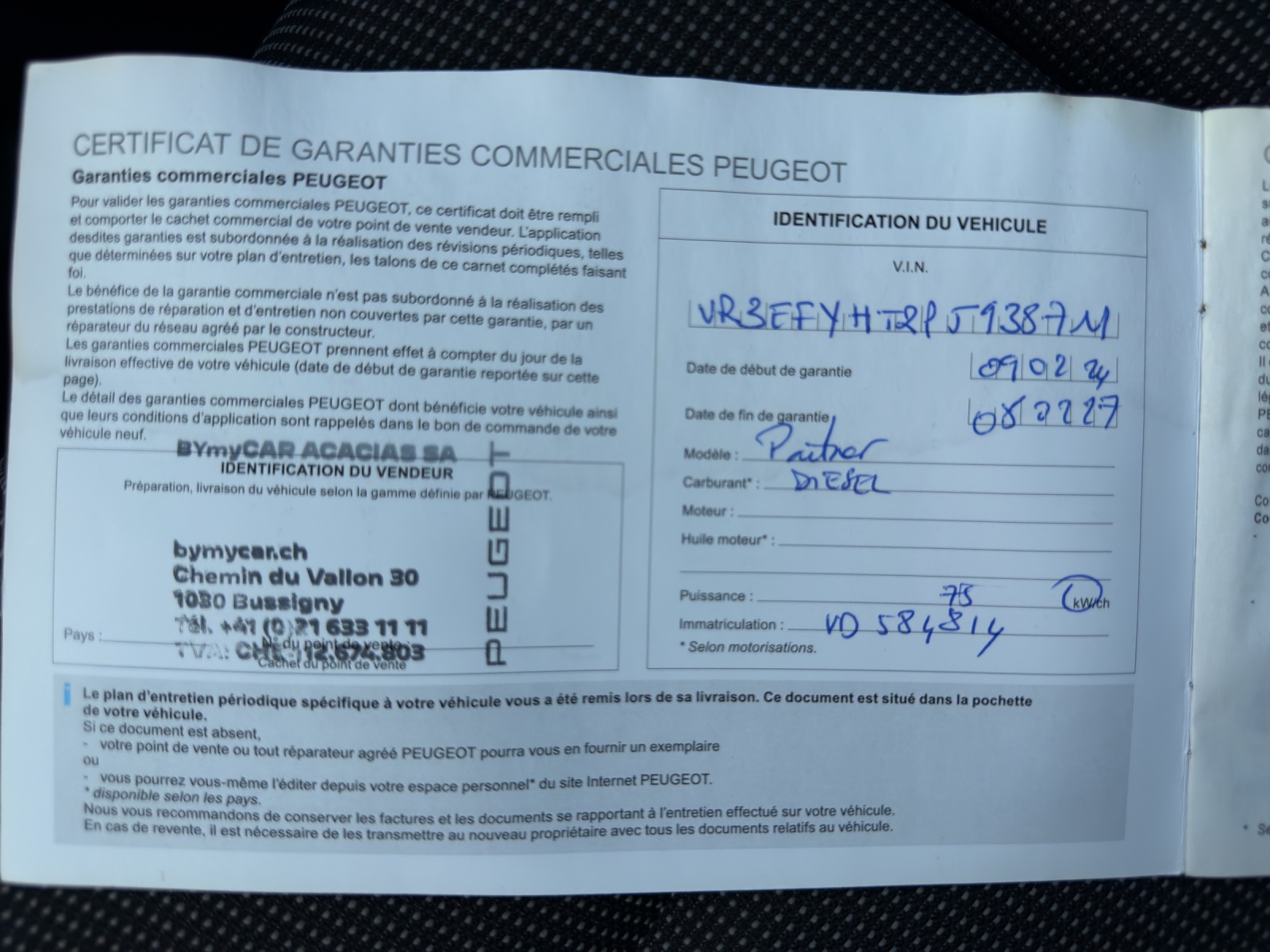 PEUGEOT Partner 1.5 Blue HDi s/s Premium 650kg-image-24