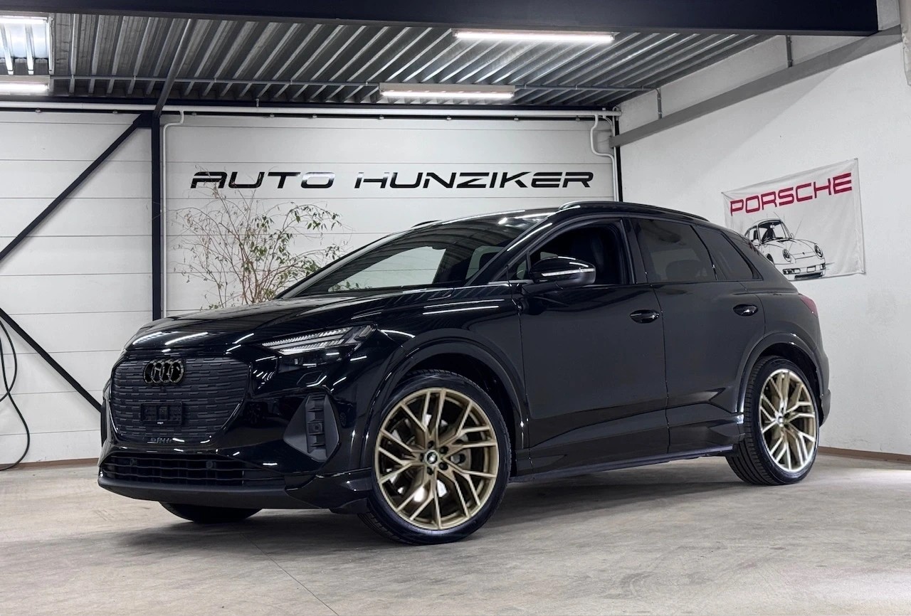AUDI Q4 e-tron 55 S-Line quattro Black-Optik 340PS / AHK / Wärmepumpe-image-0
